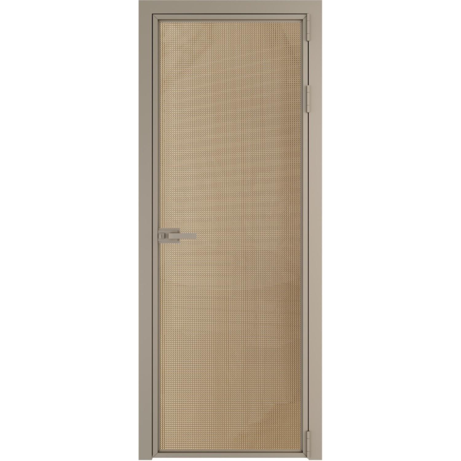 Дверь межкомнатная  алюминиевая  1 AX ProfilDoors (Никель, Кризет золото)