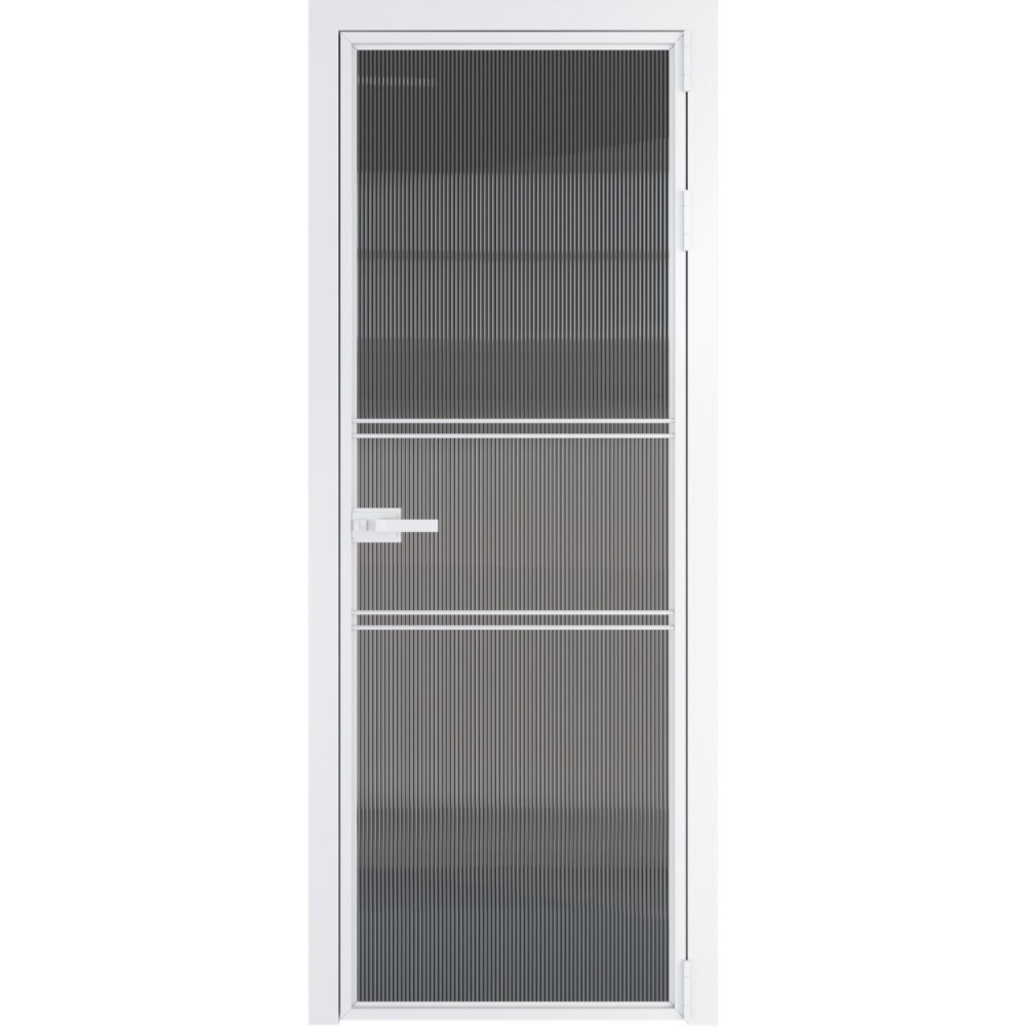 Дверь межкомнатная  алюминиевая  2 AX ProfilDoors (Вайт, Мору тонированное)
