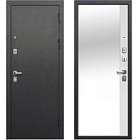 Входная дверь Гарда 9 Зеркало Эмалит Белый