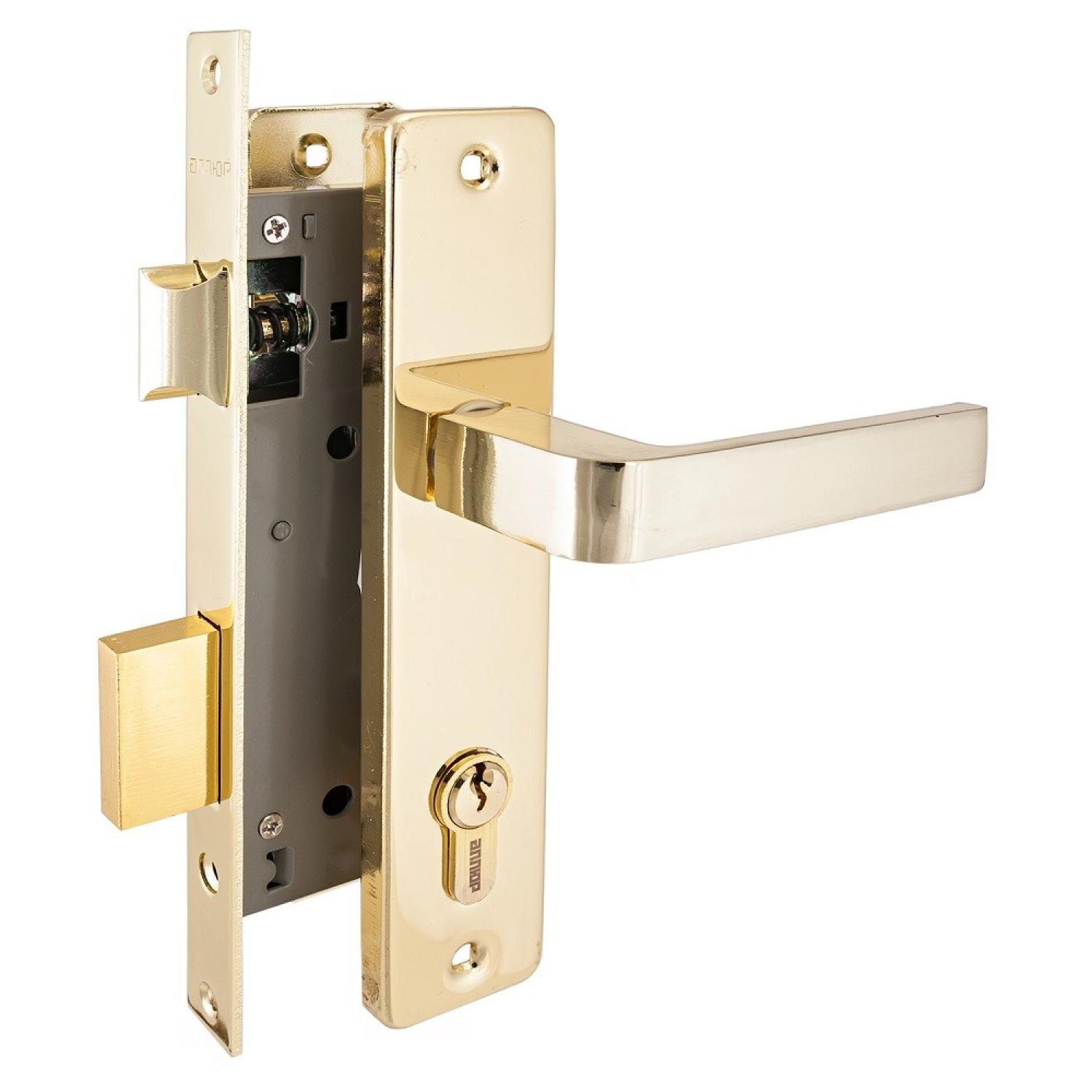 Замок врезной 126/1 (латунь)