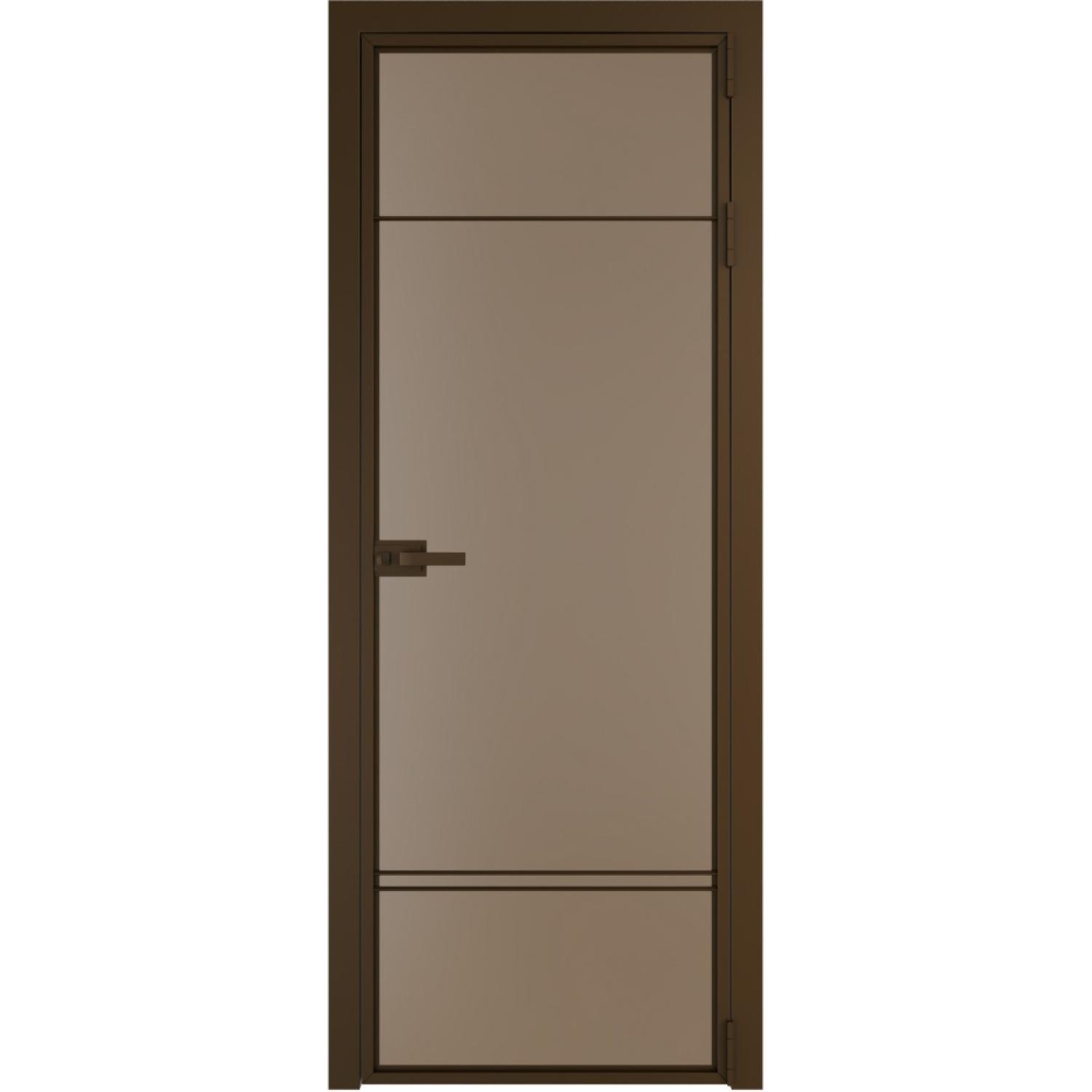 Дверь межкомнатная  алюминиевая  4 AX ProfilDoors (Деорэ, Монохром капучино)