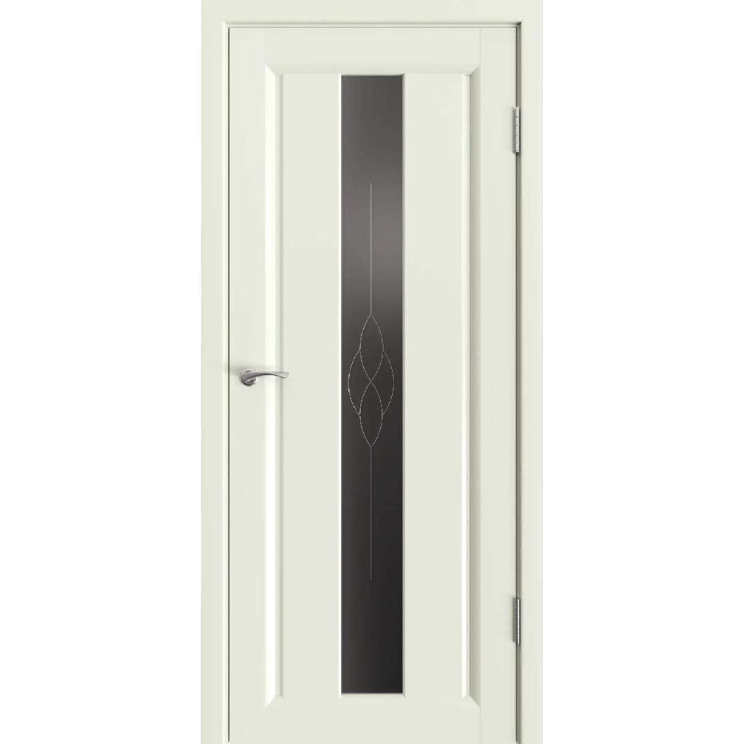 Межкомнатная дверь массив Версаль м. ДО (2000*800, Белый (65), Матовое с фрезеровкой, Заказная)