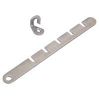 Ограничитель открывания окна Домарт без покрытия (гребенка)