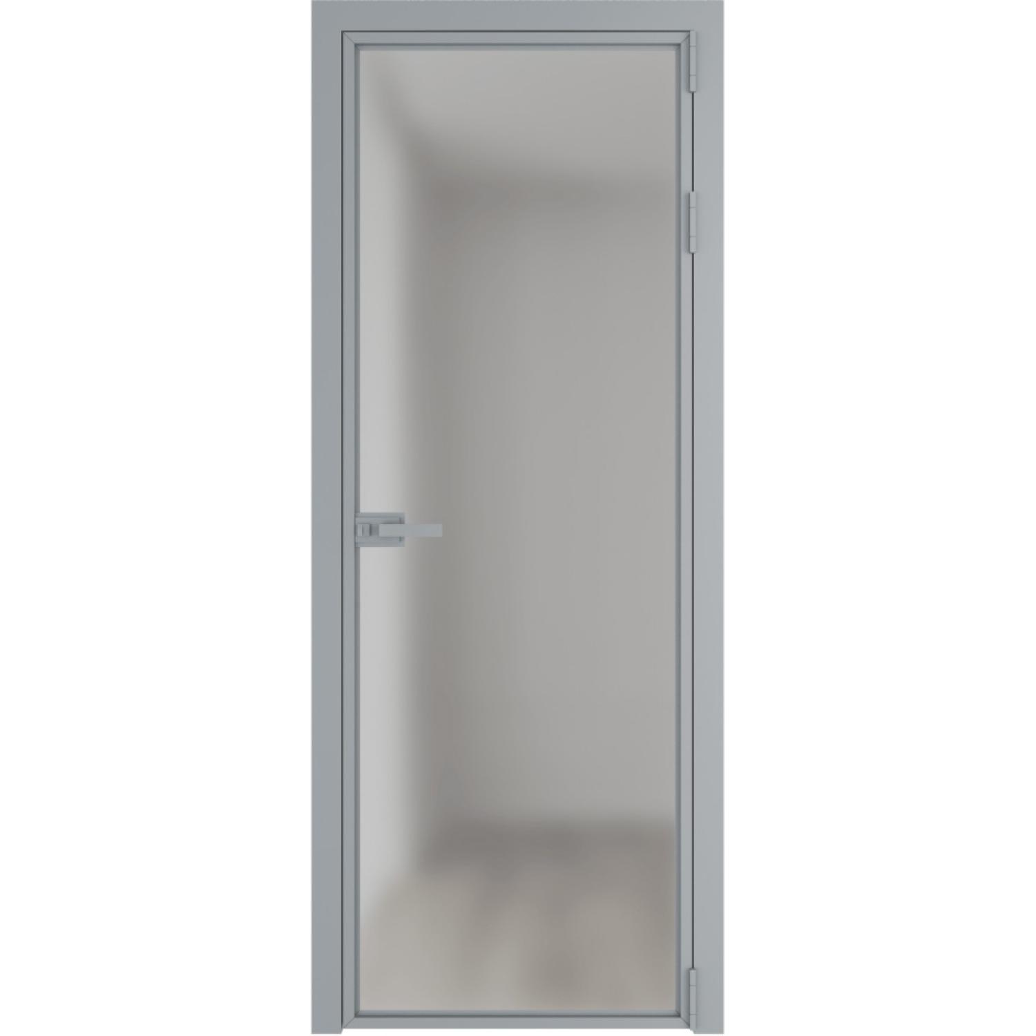 Дверь межкомнатная  алюминиевая  1 AX ProfilDoors (Серебро, Матовое)