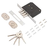 Замок врезной б/руч 189-4MF-5К СТАНДАРТ CP хром крест.ключ