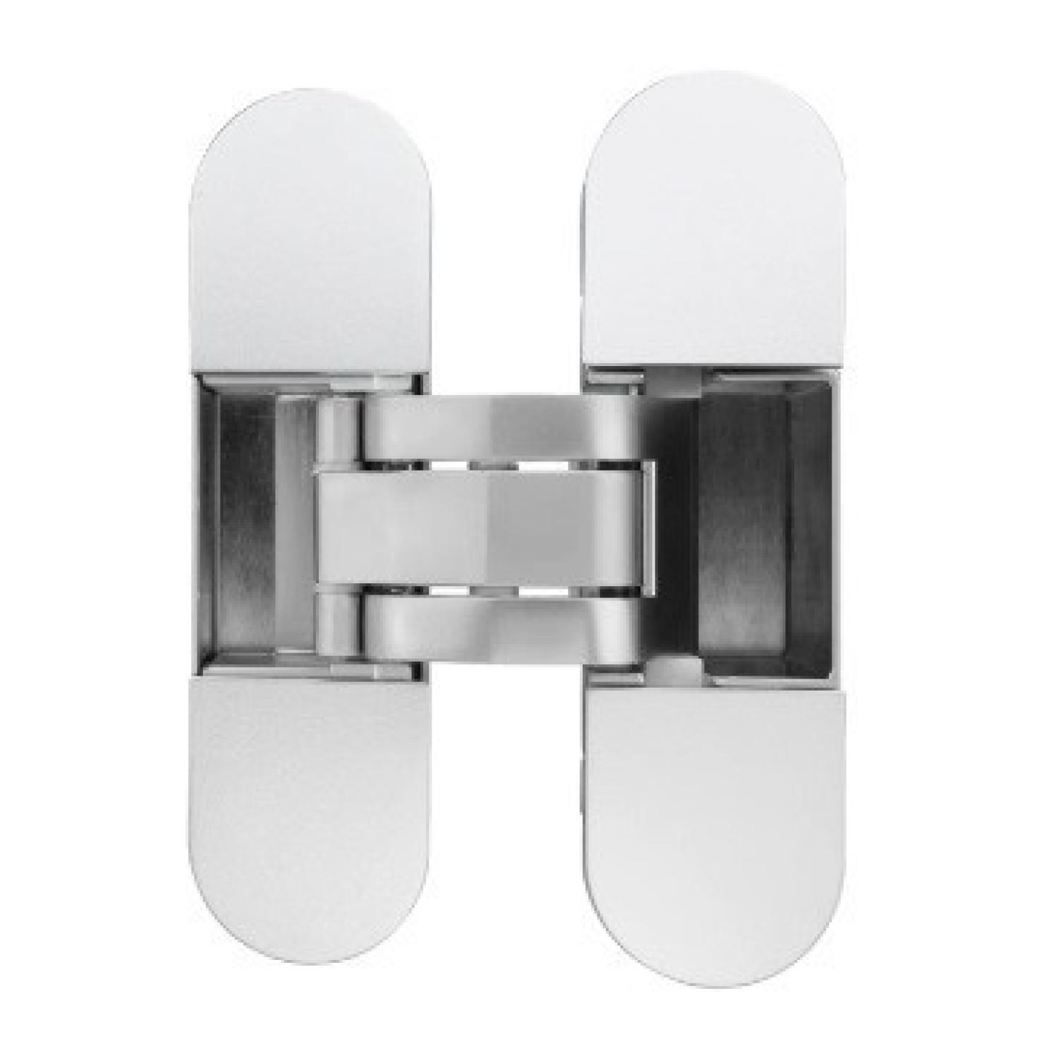 Петля скрытая 2.0 c накладками (матовый хром)