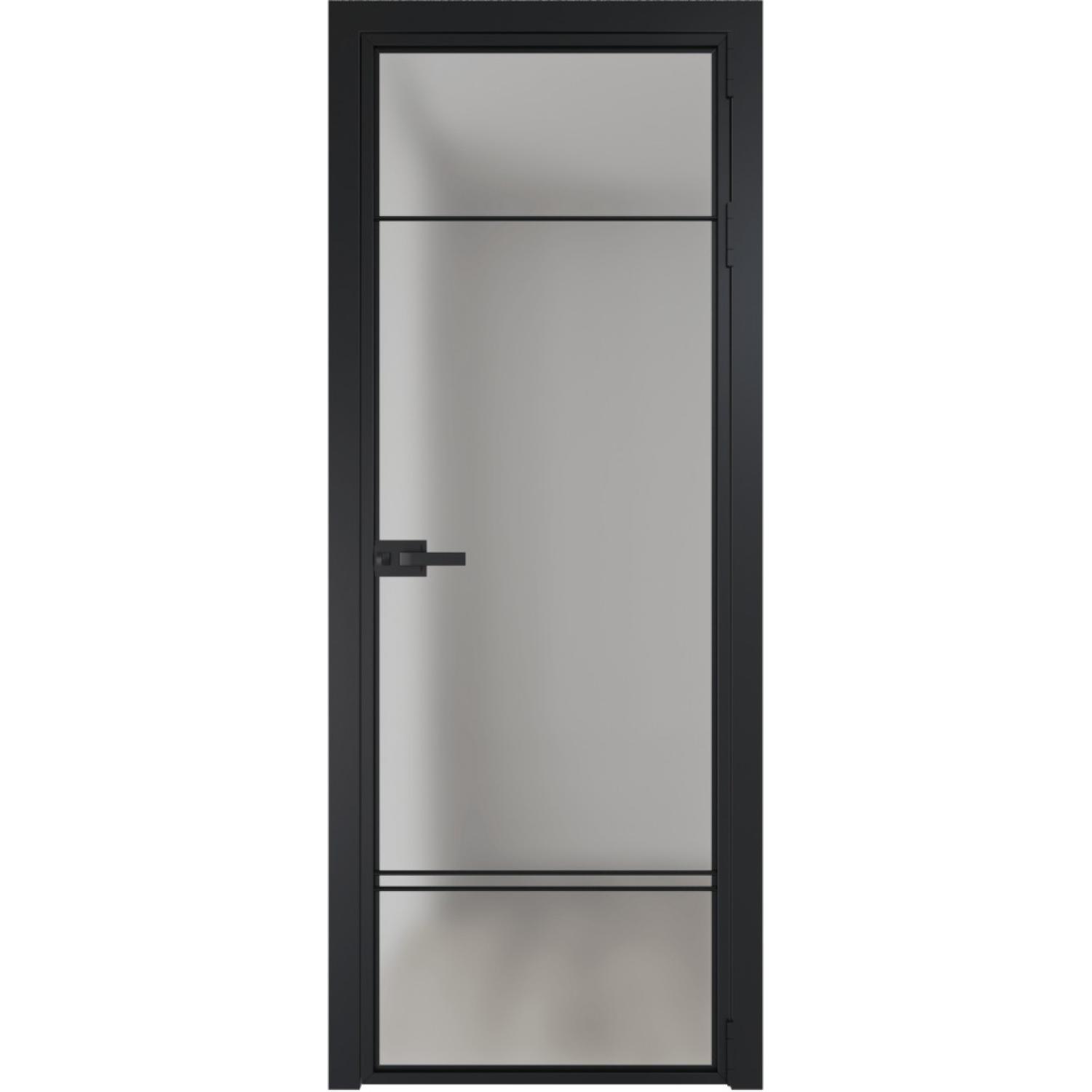 Дверь межкомнатная  алюминиевая  4 AX ProfilDoors (Черный, Матовое)