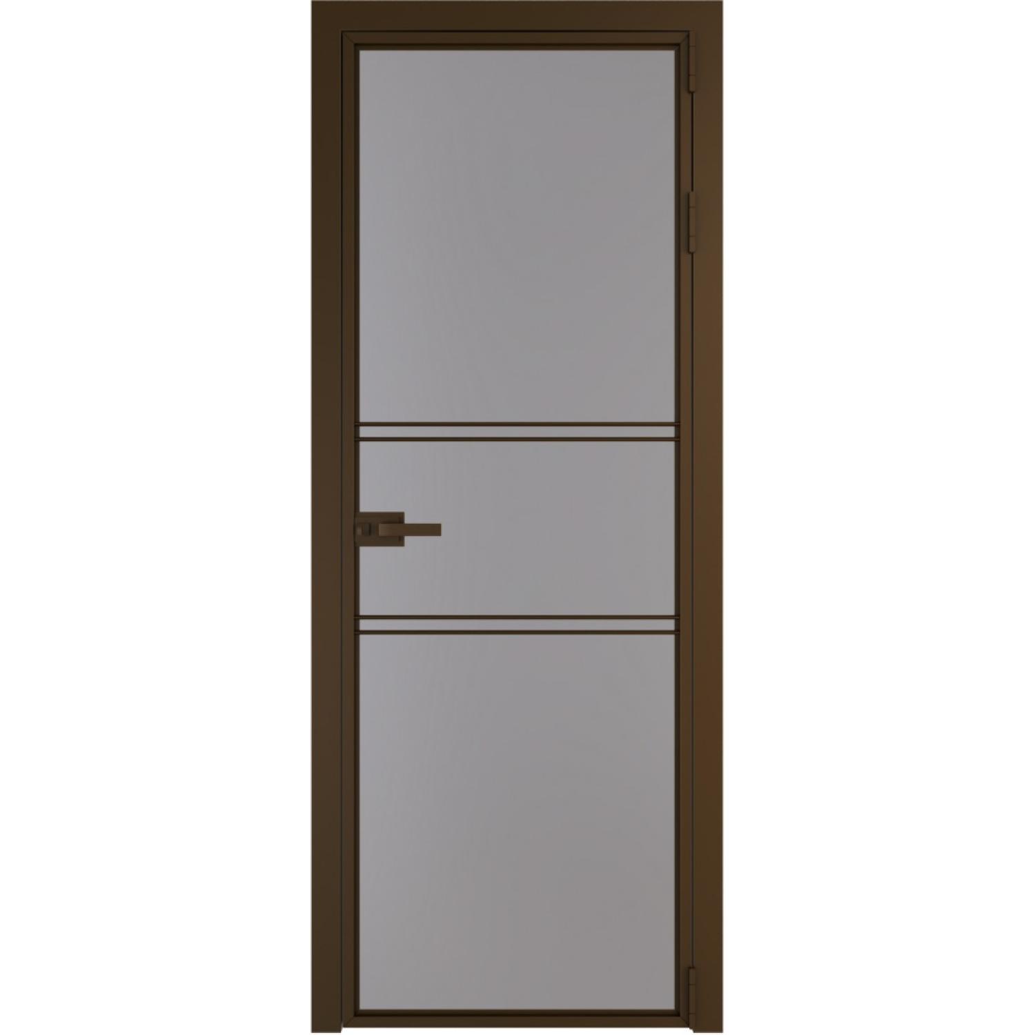 Дверь межкомнатная  алюминиевая  2 AX ProfilDoors (Деорэ, Монохром серый)