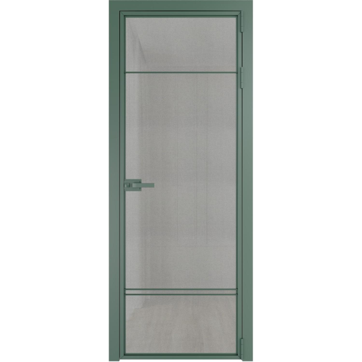 Дверь межкомнатная  алюминиевая  4 AX ProfilDoors (Зеленый воск, Рэте)