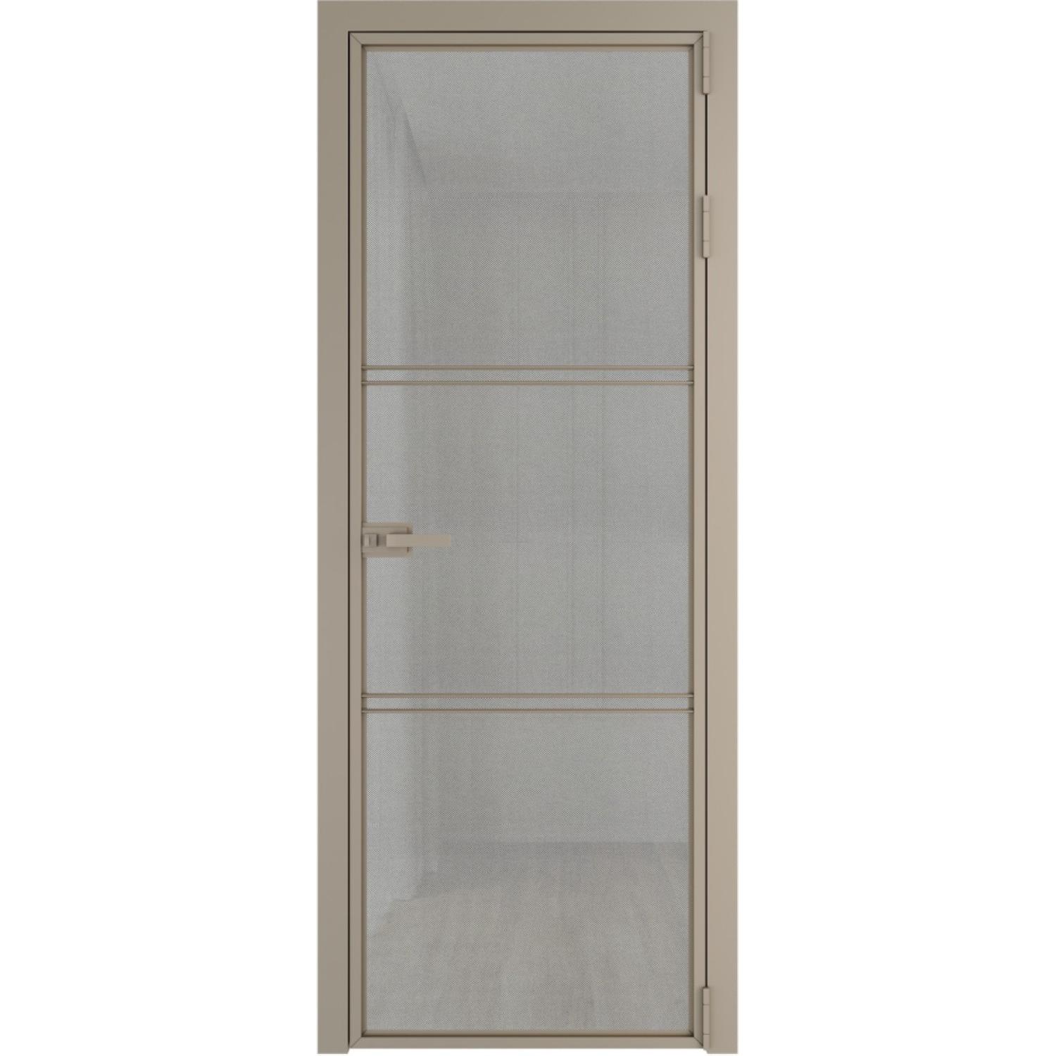 Дверь межкомнатная  алюминиевая  3 AX ProfilDoors (Никель, Рэте)