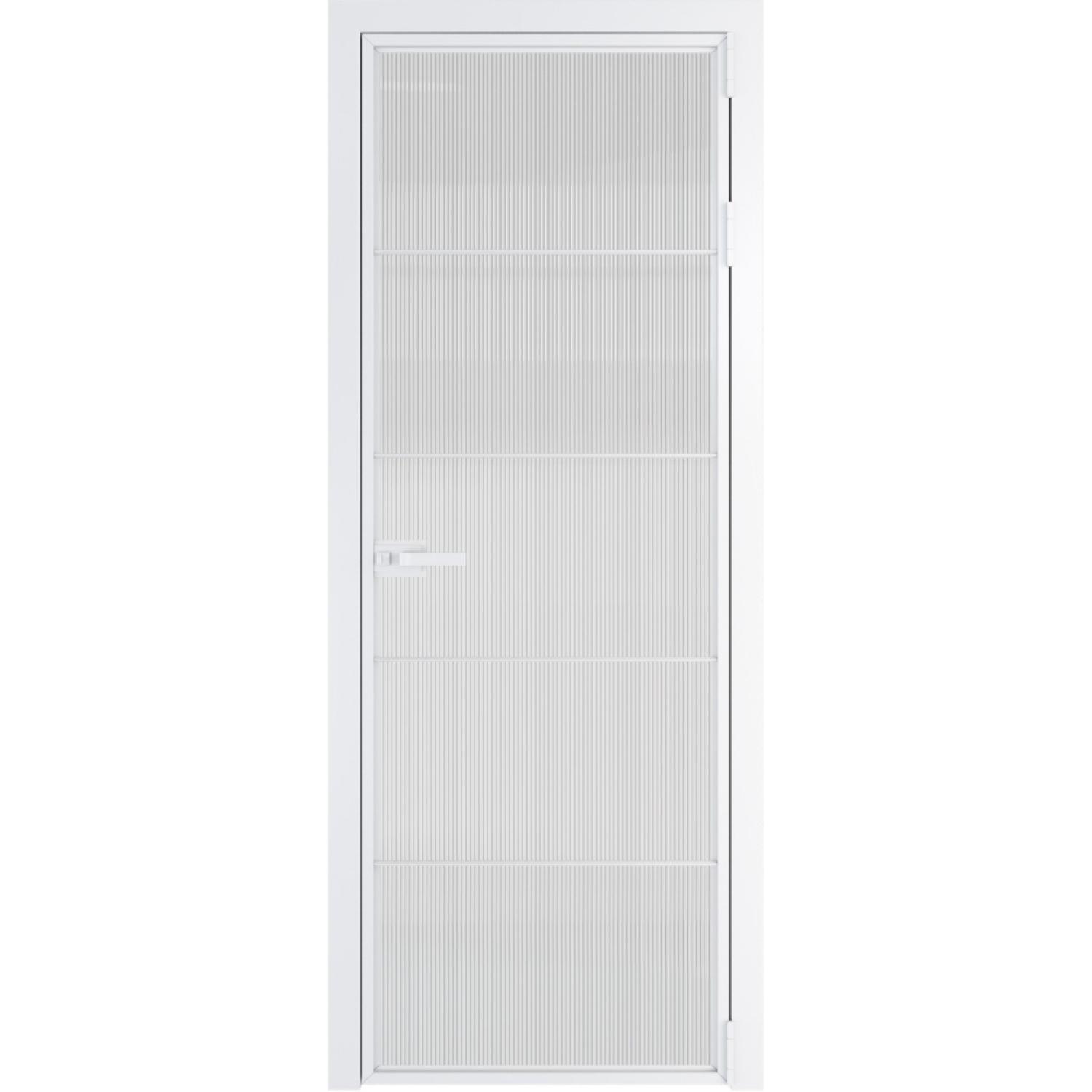 Дверь межкомнатная  алюминиевая  5 AX ProfilDoors (Вайт, Мору осветленное)
