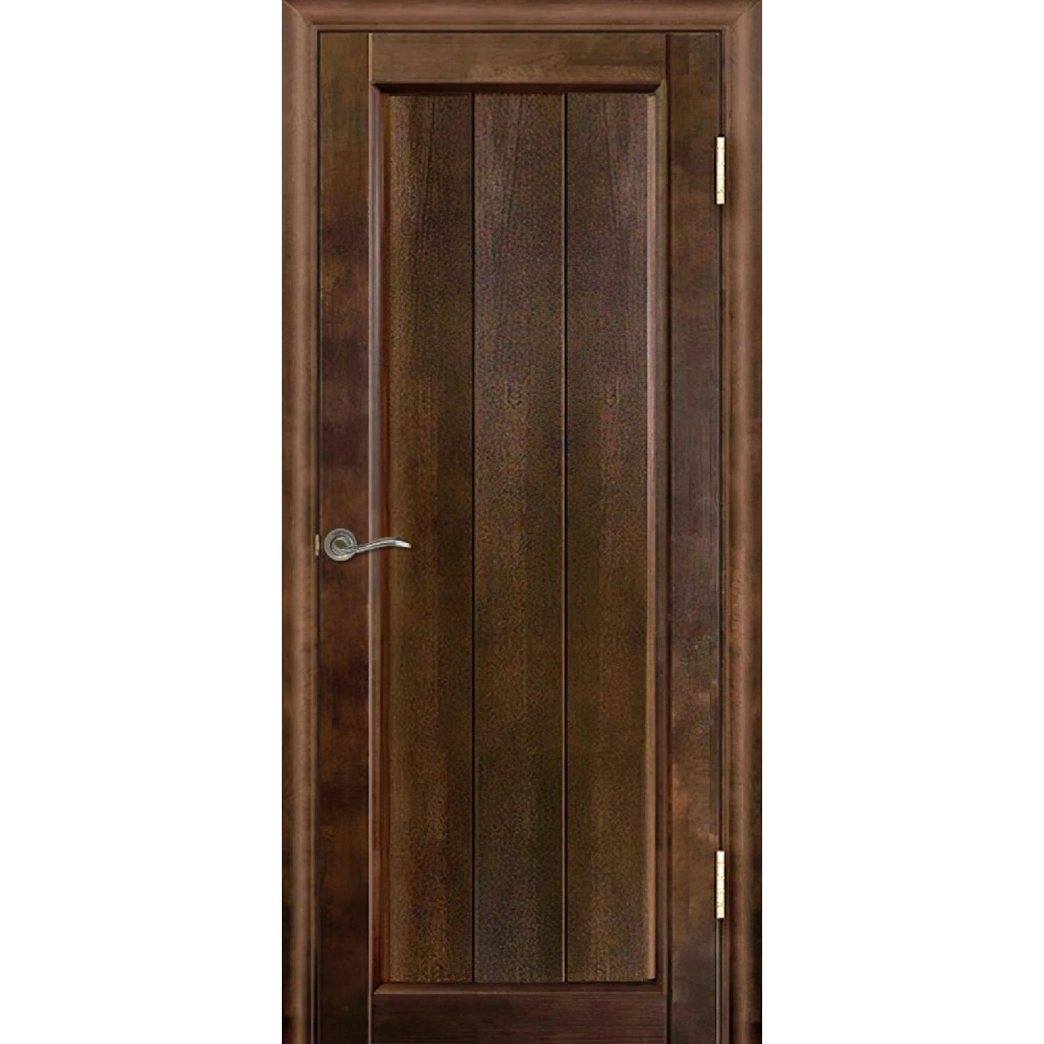 Дверь межкомнатная массив ольхи Версаль м. ДГ (2000*800, Античный орех, Заказная)