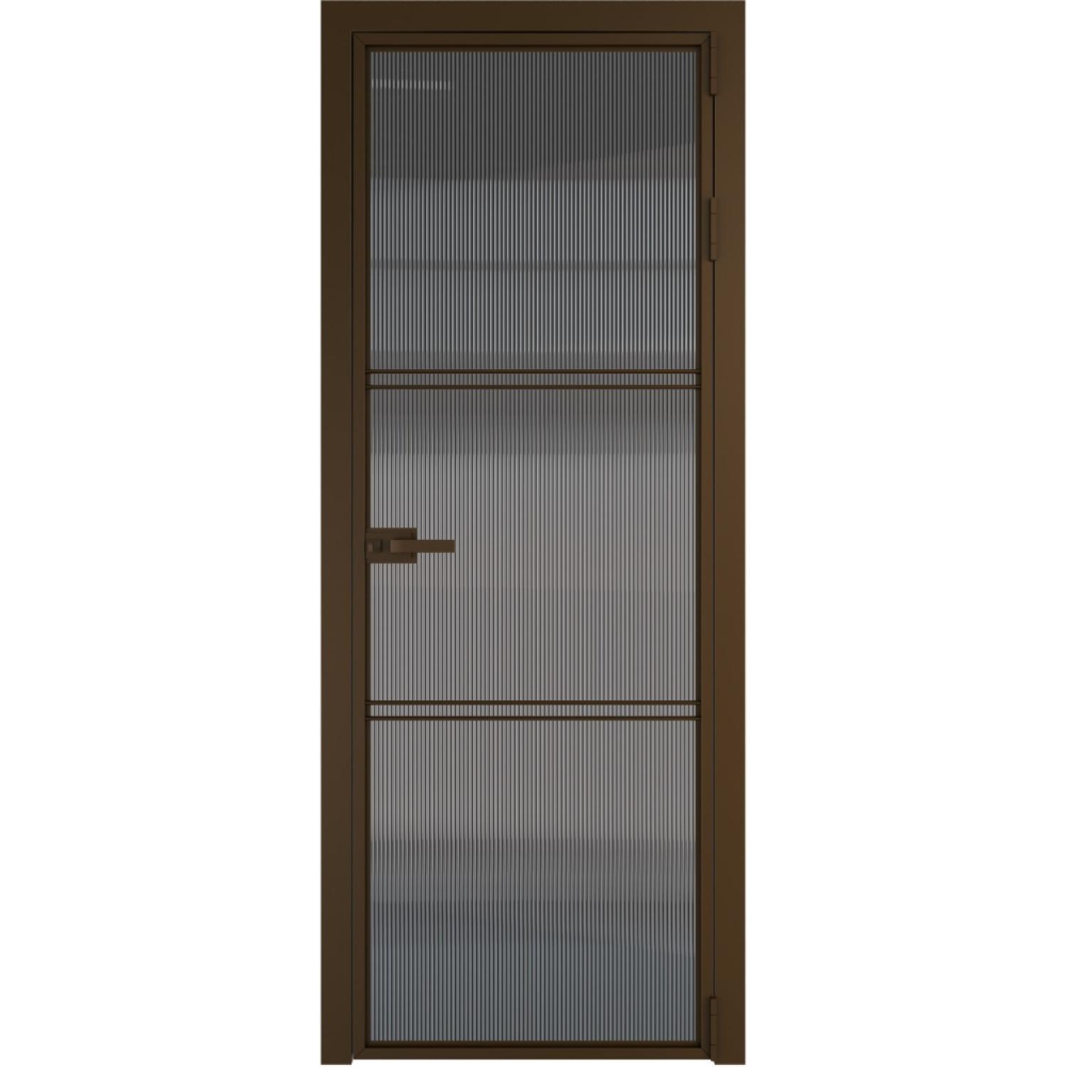 Дверь межкомнатная  алюминиевая  3 AX ProfilDoors (Деорэ, Мору тонированное)