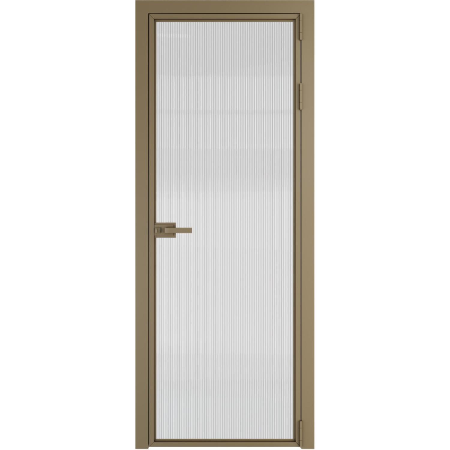 Дверь межкомнатная  алюминиевая  1 AX ProfilDoors (Шампань, Мору осветленное)