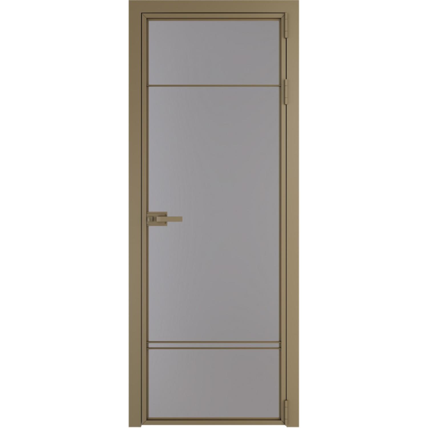 Дверь межкомнатная  алюминиевая  4 AX ProfilDoors (Шампань, Монохром серый)