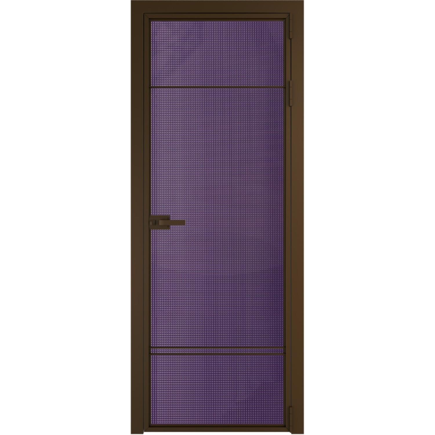 Дверь межкомнатная  алюминиевая  4 AX ProfilDoors (Деорэ, Кризет фиолетовый)