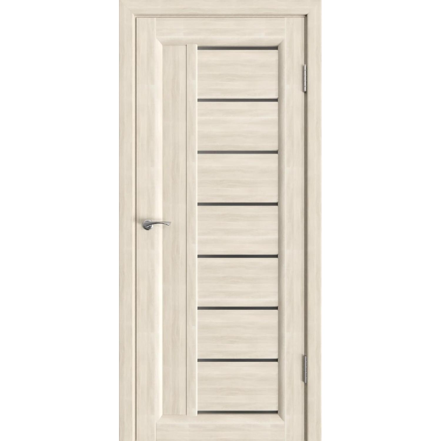 Дверь межкомнатная Вега 8 ЧО матовое сосна (2000*700, Белый, Мателюкс матовое, Заказная)