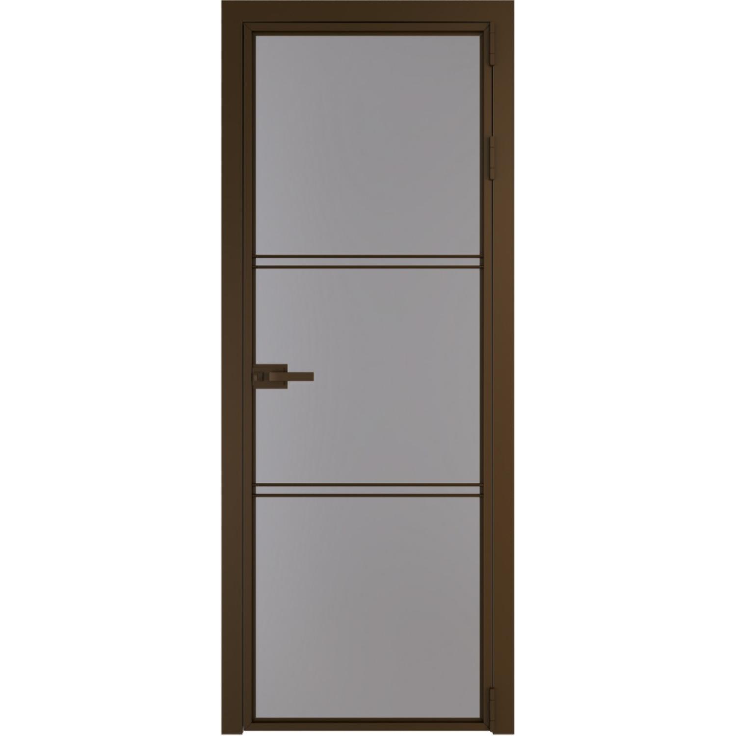 Дверь межкомнатная  алюминиевая  3 AX ProfilDoors (Деорэ, Монохром серый)
