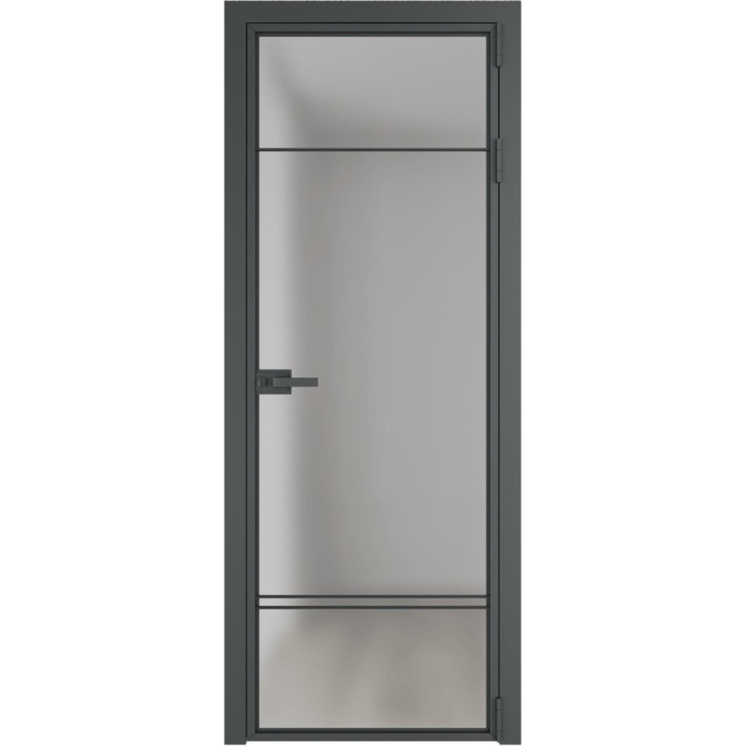 Дверь межкомнатная  алюминиевая  4 AX ProfilDoors (Серая ночь, Матовое)