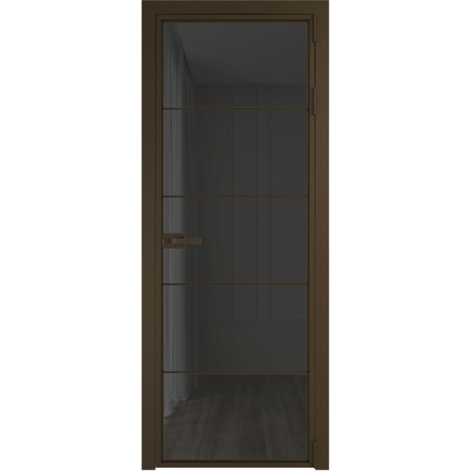 Дверь межкомнатная  алюминиевая  5 AX ProfilDoors (Деорэ, Триплекс Тонированный)
