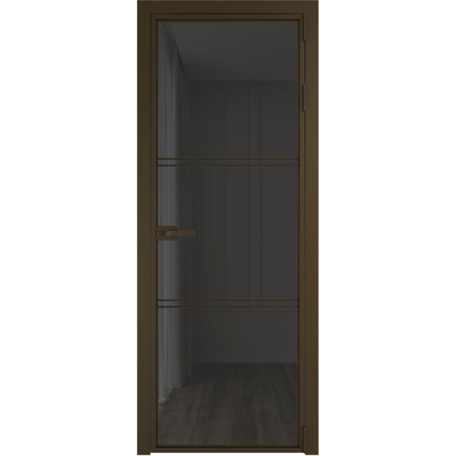 Дверь межкомнатная  алюминиевая  3 AX ProfilDoors (Деорэ, Триплекс Тонированный)