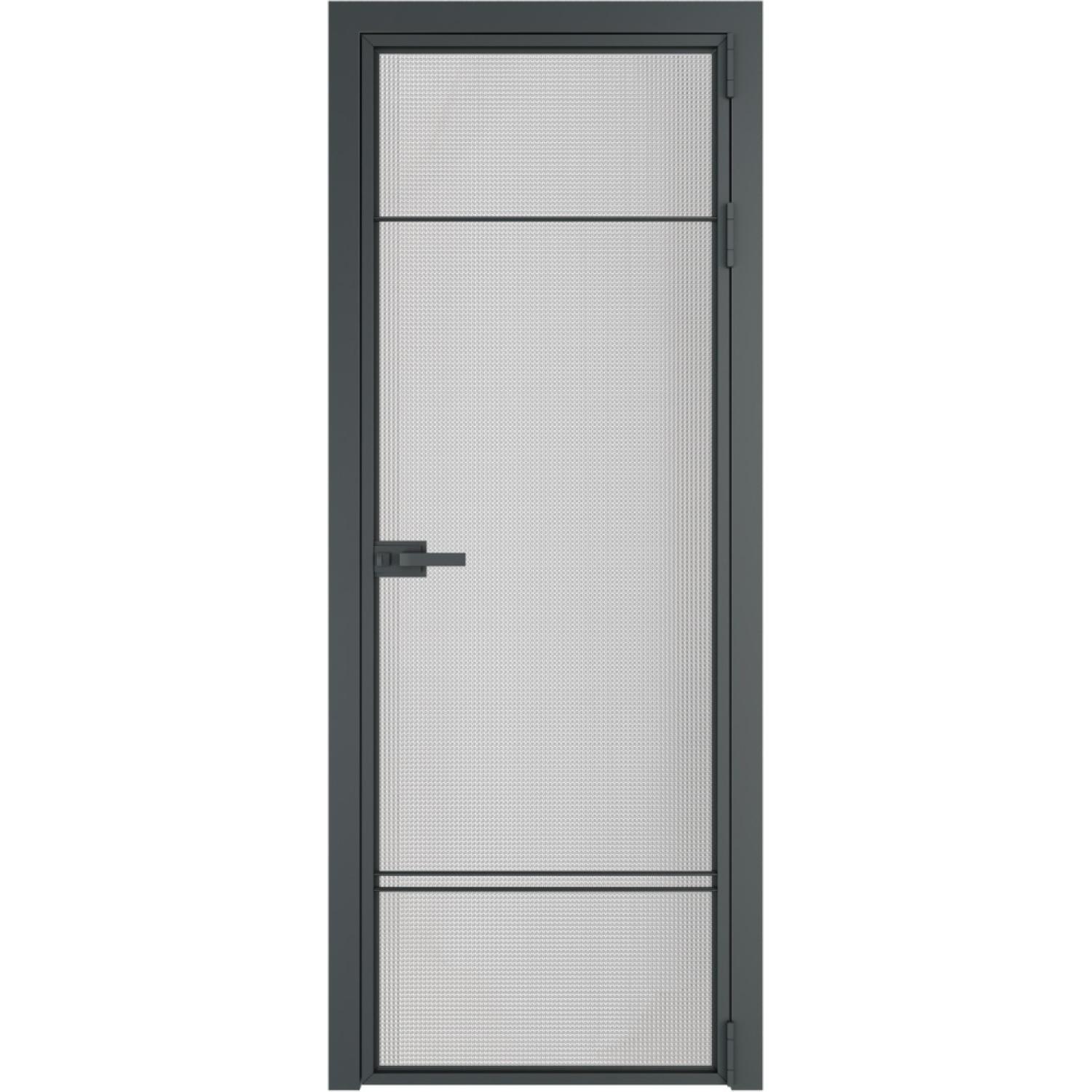 Дверь межкомнатная  алюминиевая  4 AX ProfilDoors (Серая ночь, Кризет)