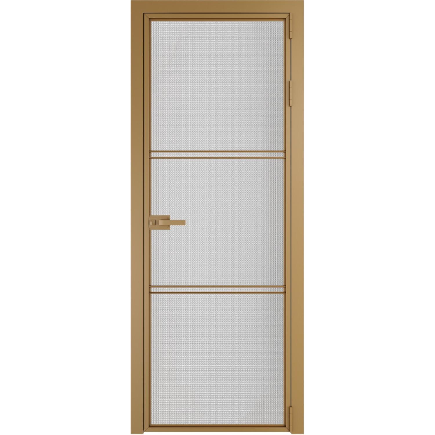 Дверь межкомнатная  алюминиевая  3 AX ProfilDoors (Золото, Кризет)