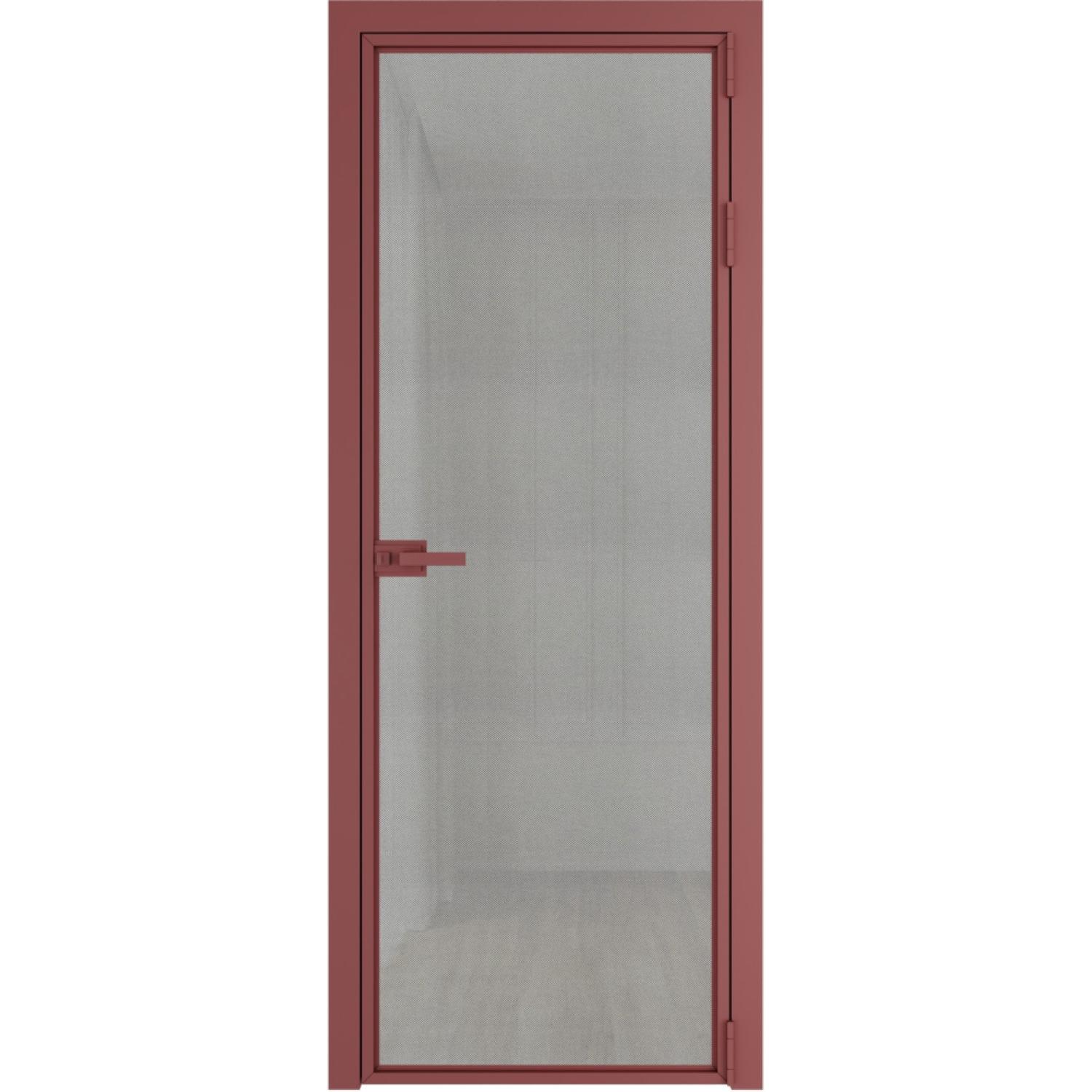 Дверь межкомнатная  алюминиевая  1 AX ProfilDoors (Красный антрацит, Рэте)