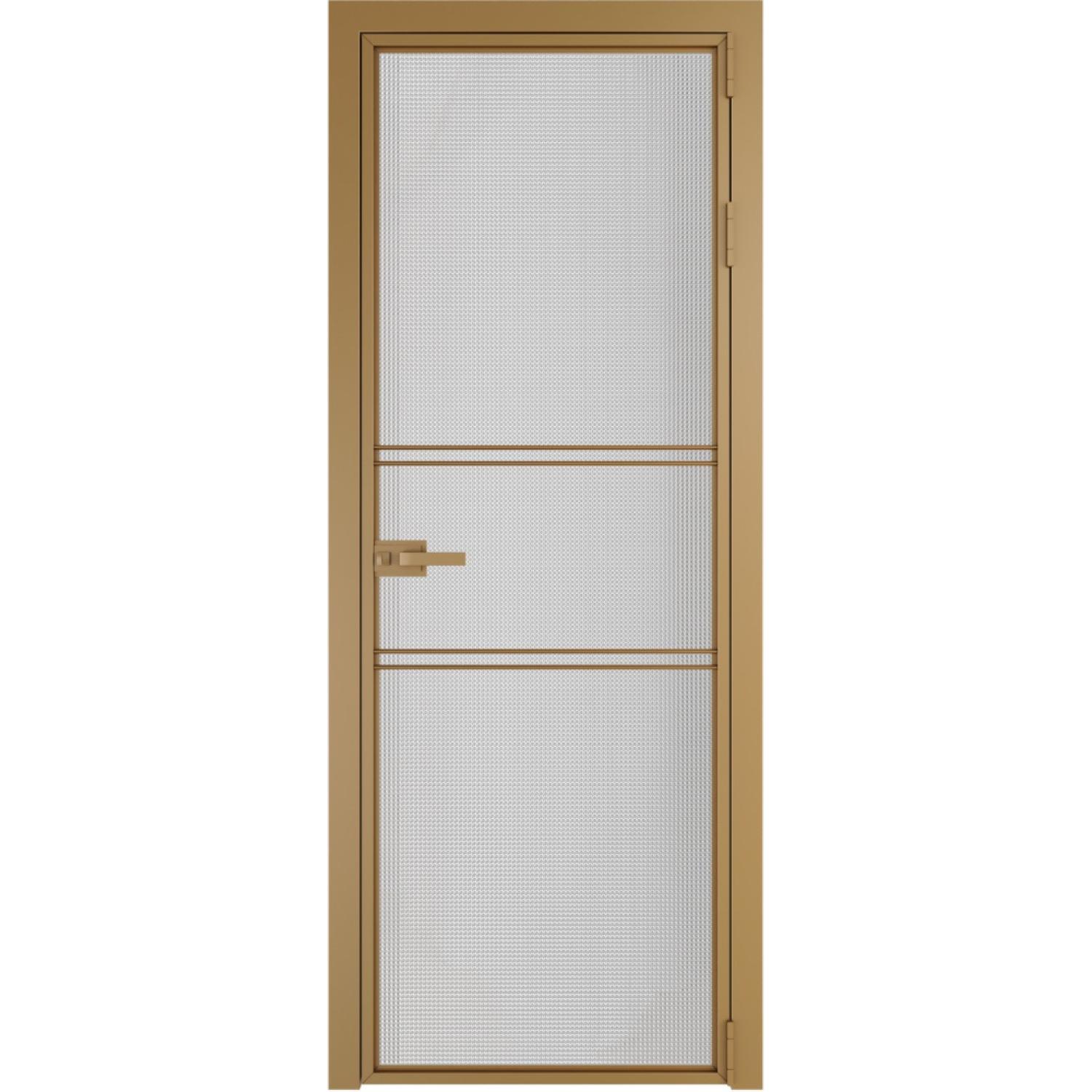 Дверь межкомнатная  алюминиевая  2 AX ProfilDoors (Золото, Кризет)