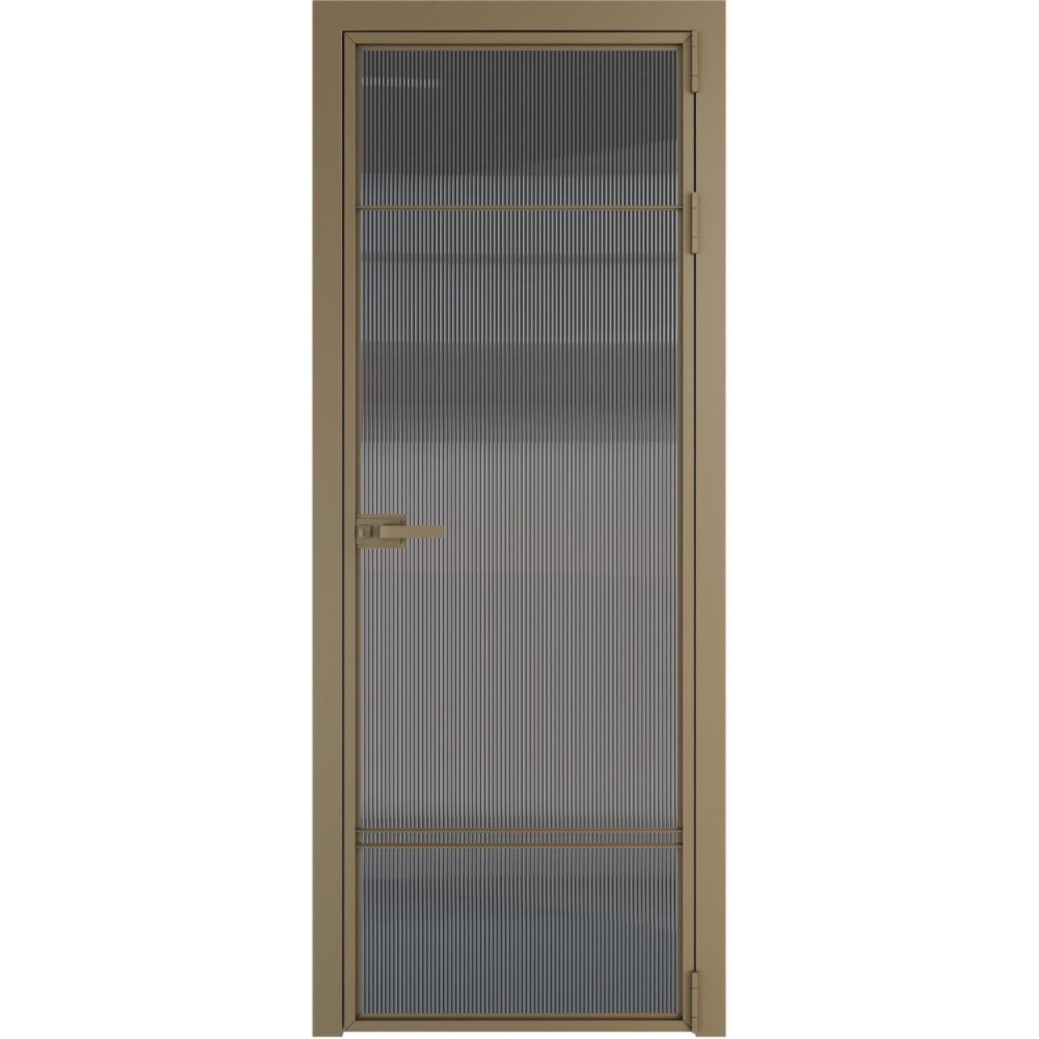 Дверь межкомнатная  алюминиевая  4 AX ProfilDoors (Шампань, Мору тонированное)