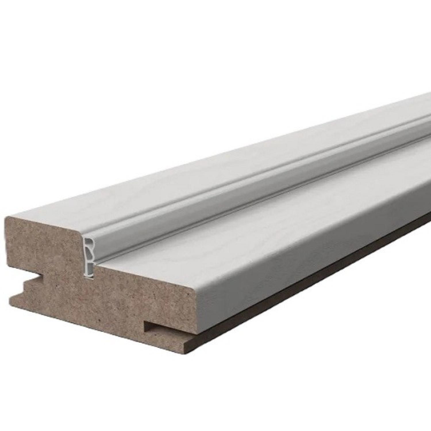 Коробка телескопическая 2100х80х32 с уплотнителем (Milky White)