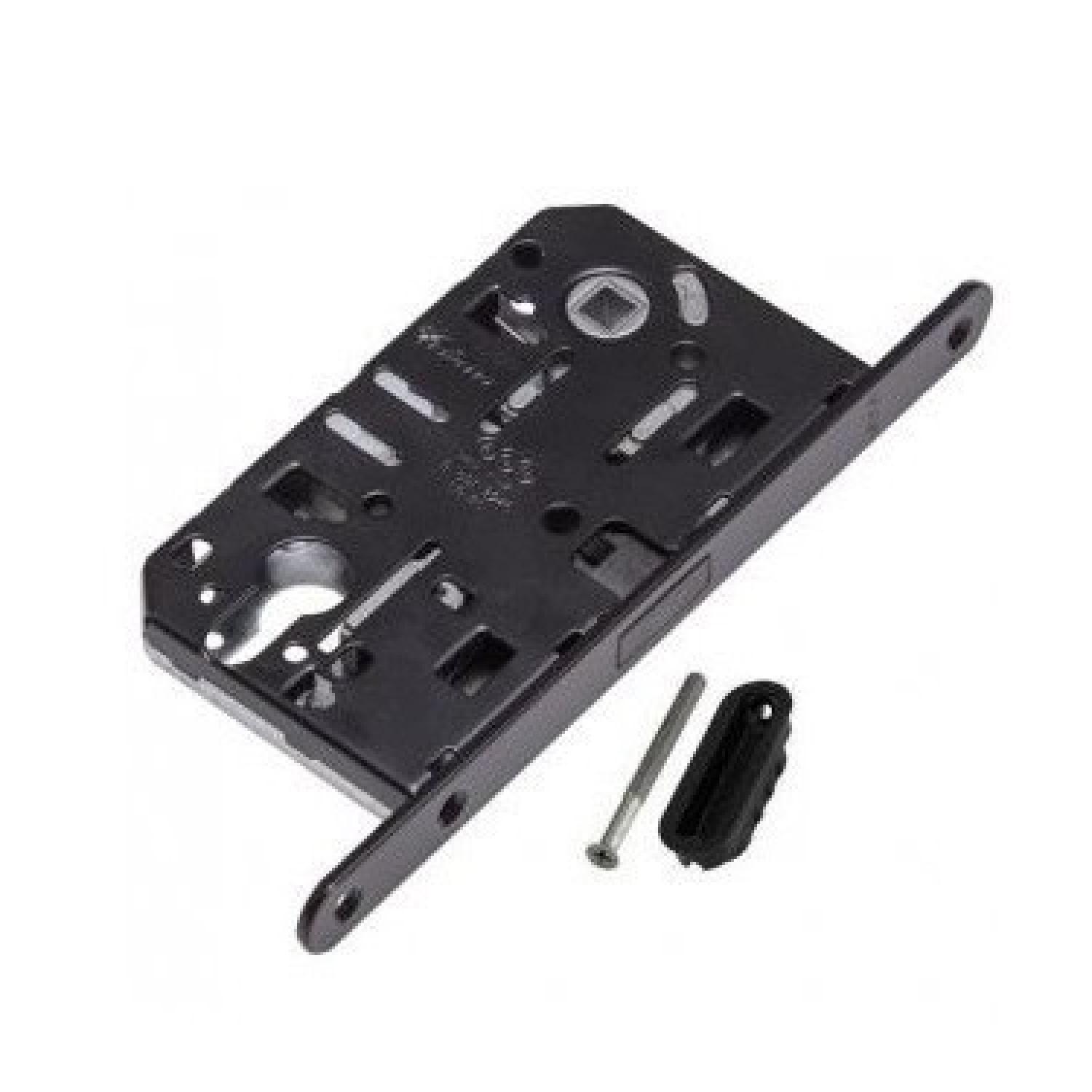 B0610350640 замок под евроцил. магнитный с ОТВЕТКОЙ (93 черный)