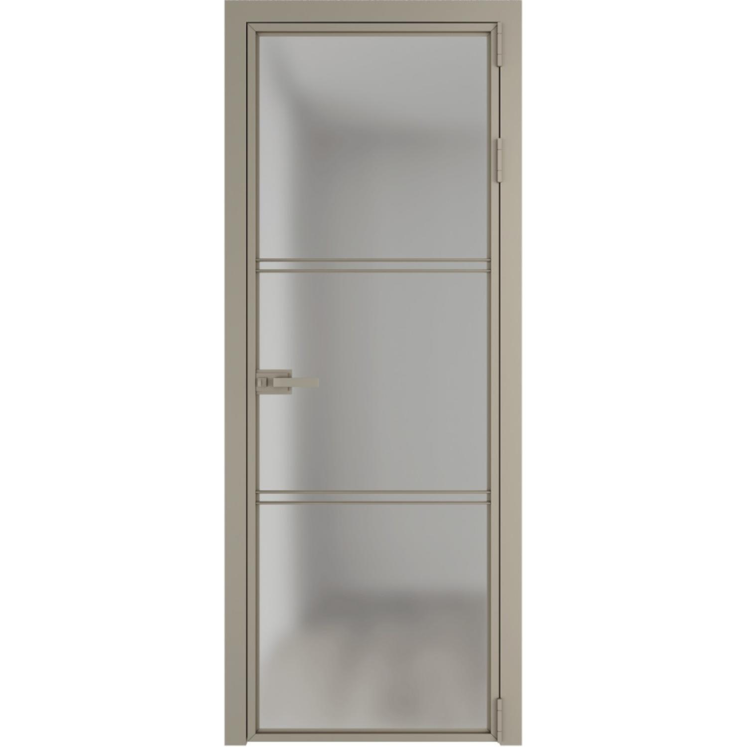 Дверь межкомнатная  алюминиевая  3 AX ProfilDoors (Никель, Матовое)