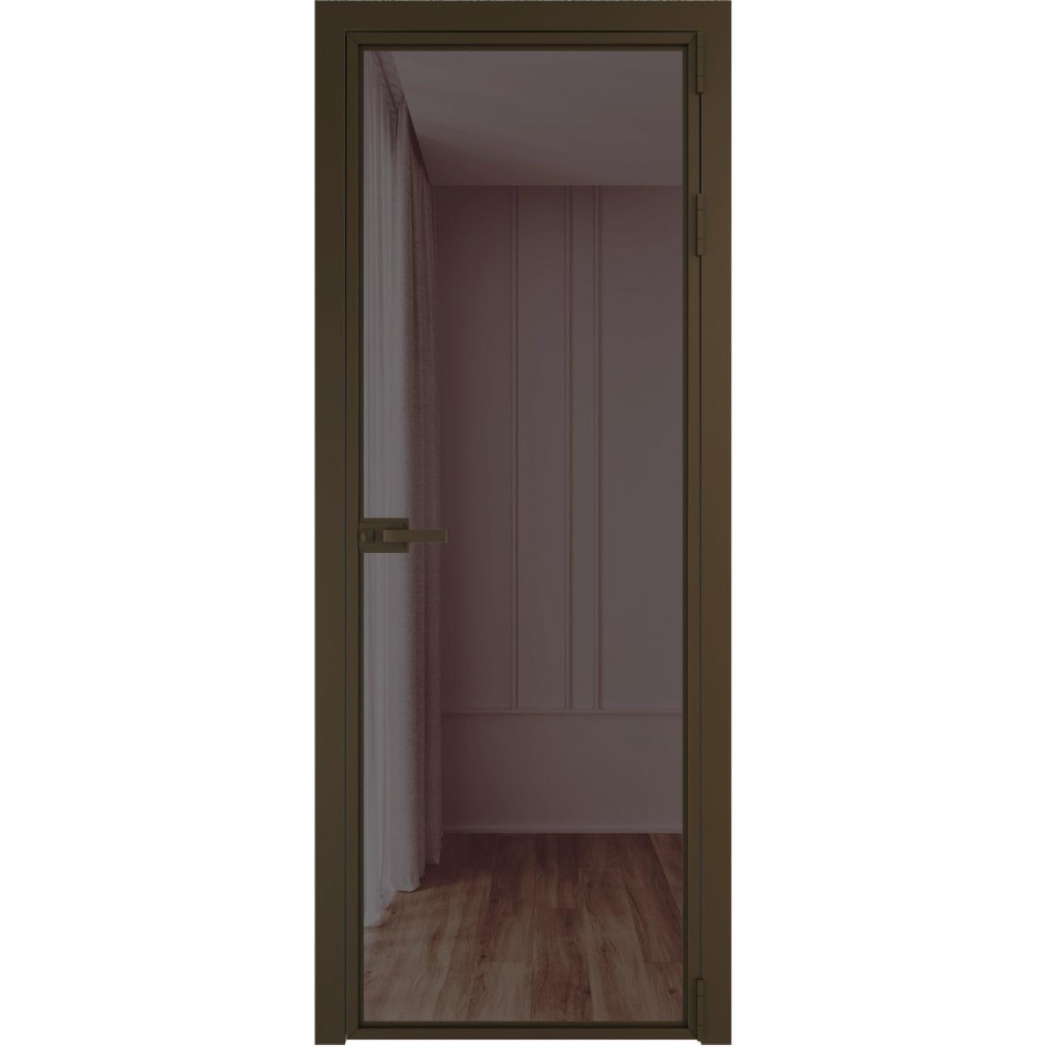 Дверь межкомнатная  алюминиевая  1 AX ProfilDoors (Деорэ, Золотистая бронза)