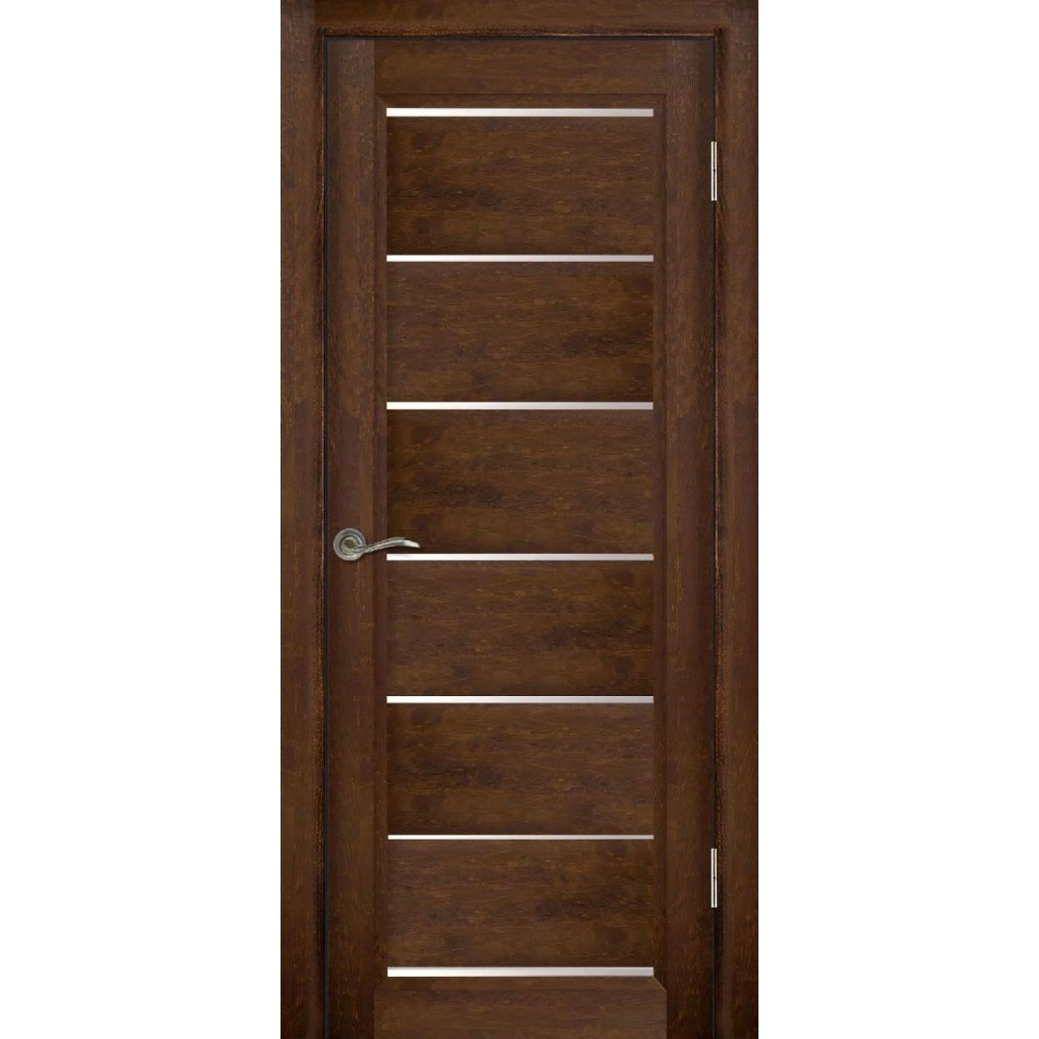 Дверь межкомнатная массив Премьер+ ЧО (2000*800, Античный орех, Матовое, Заказная)