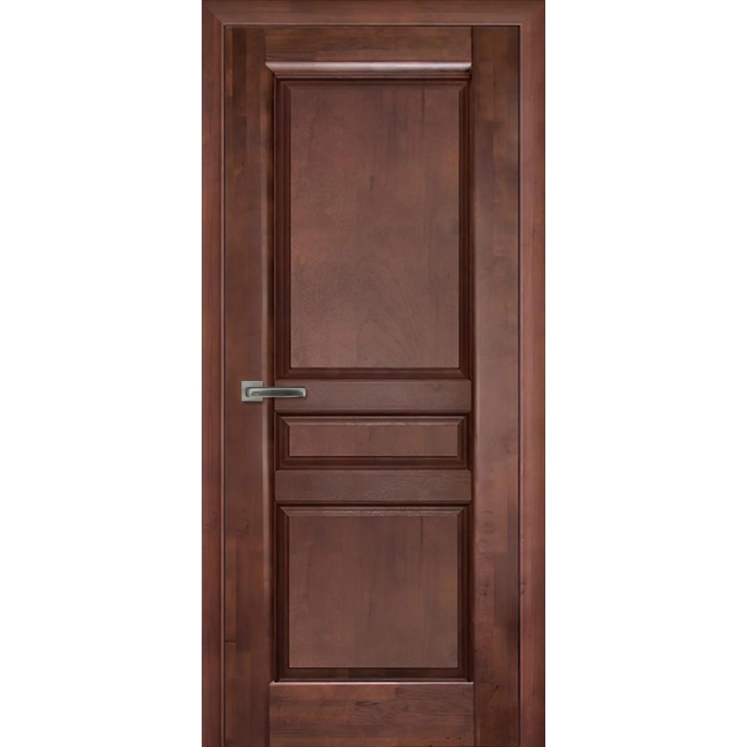 Дверь межкомнатная массив ольхи Валенсия м. ДГ (2000*600, Бренди (54), Заказная)