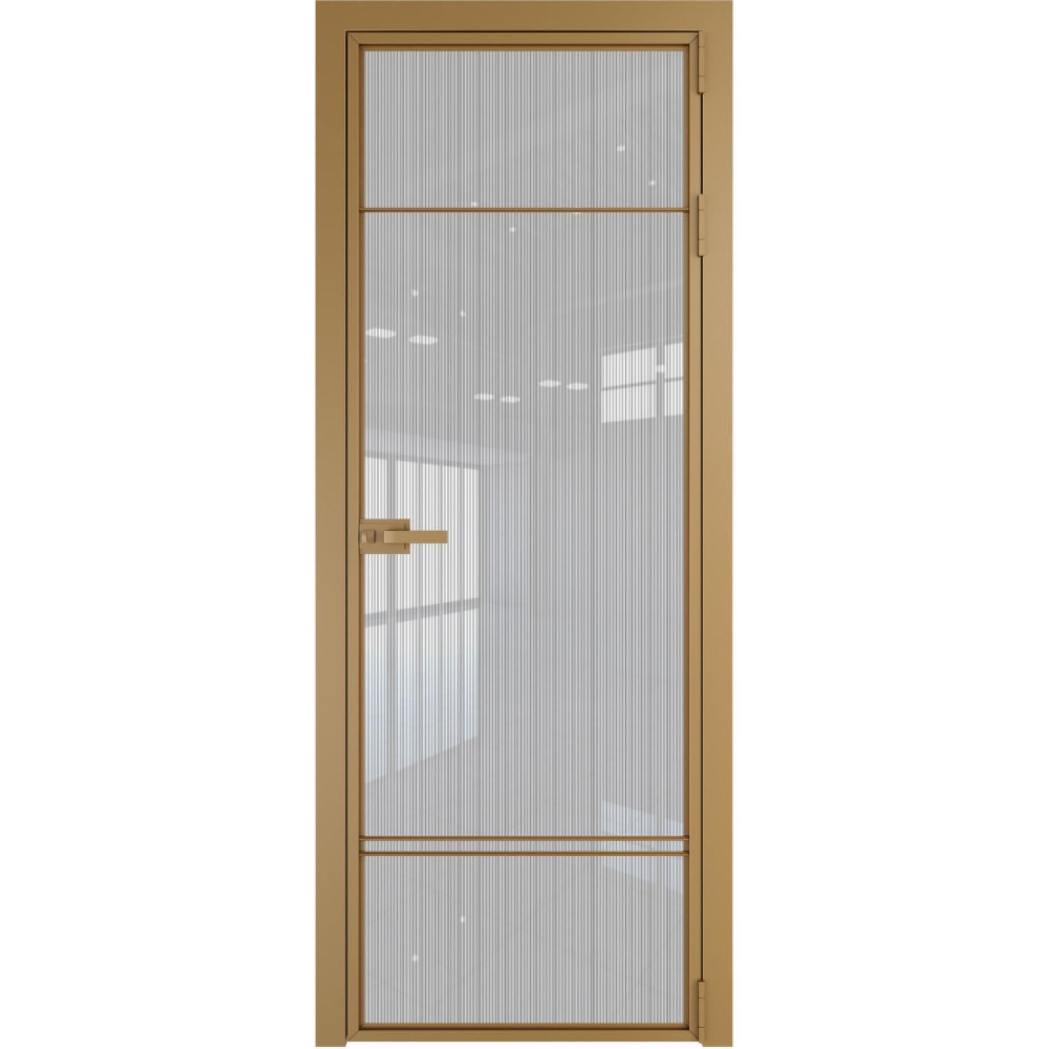 Дверь межкомнатная  алюминиевая  4 AX ProfilDoors (Золото, Страйп)
