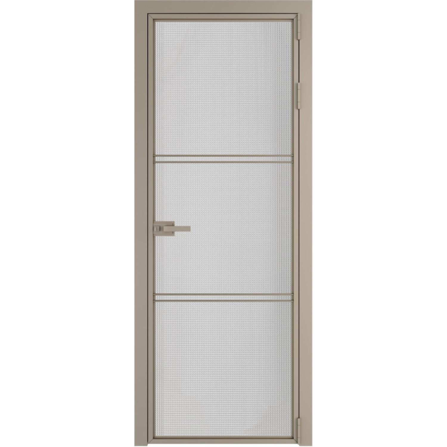 Дверь межкомнатная  алюминиевая  3 AX ProfilDoors (Никель, Кризет)
