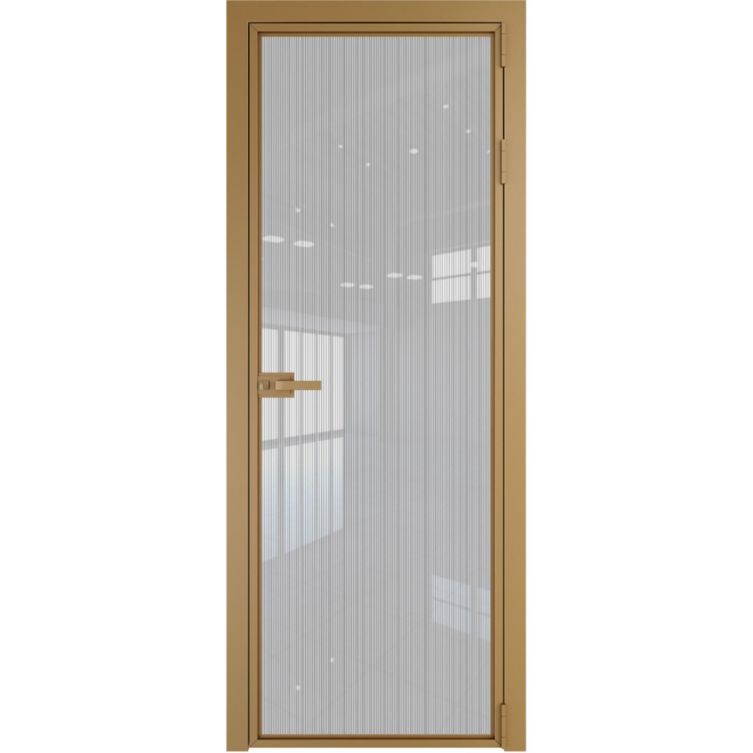 Дверь межкомнатная  алюминиевая  1 AX ProfilDoors (Золото, Страйп)
