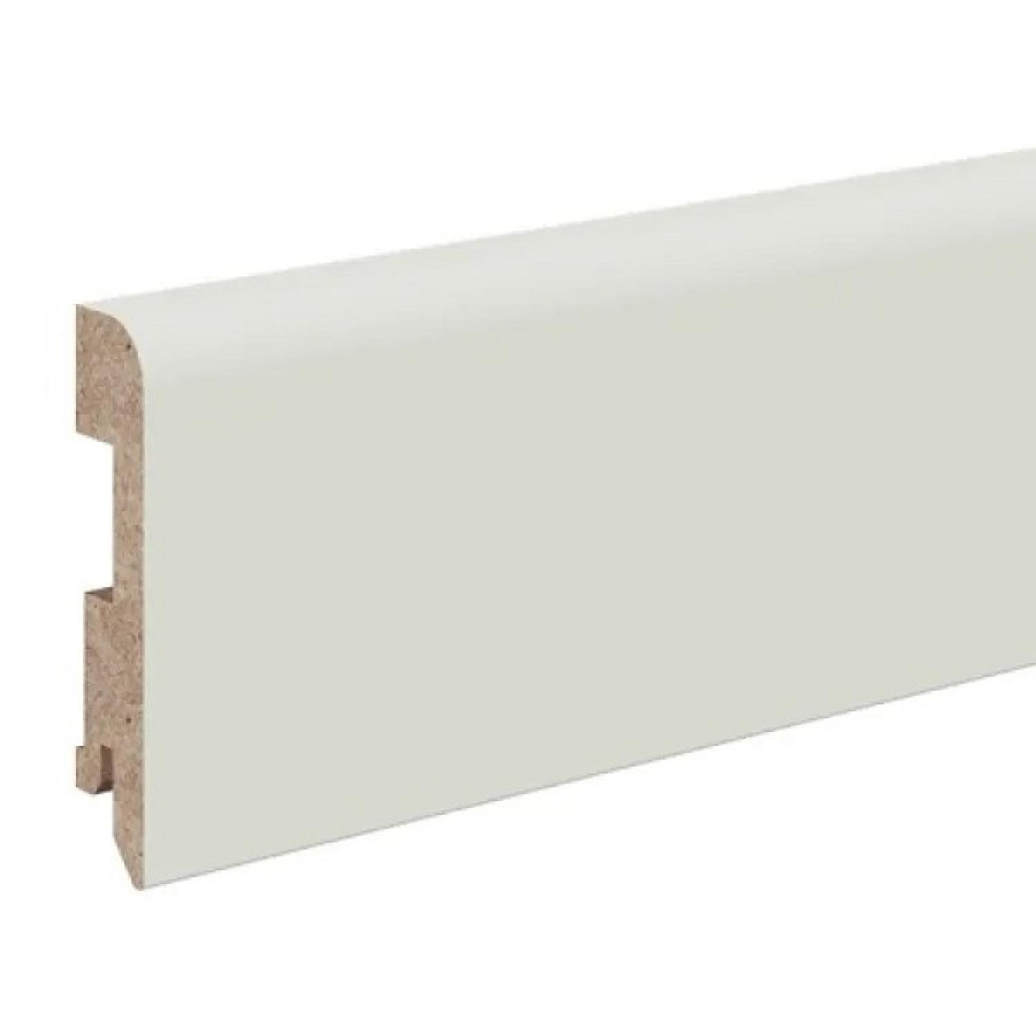 Плинтус радиусный 70х2140 (Mid White, Складская)
