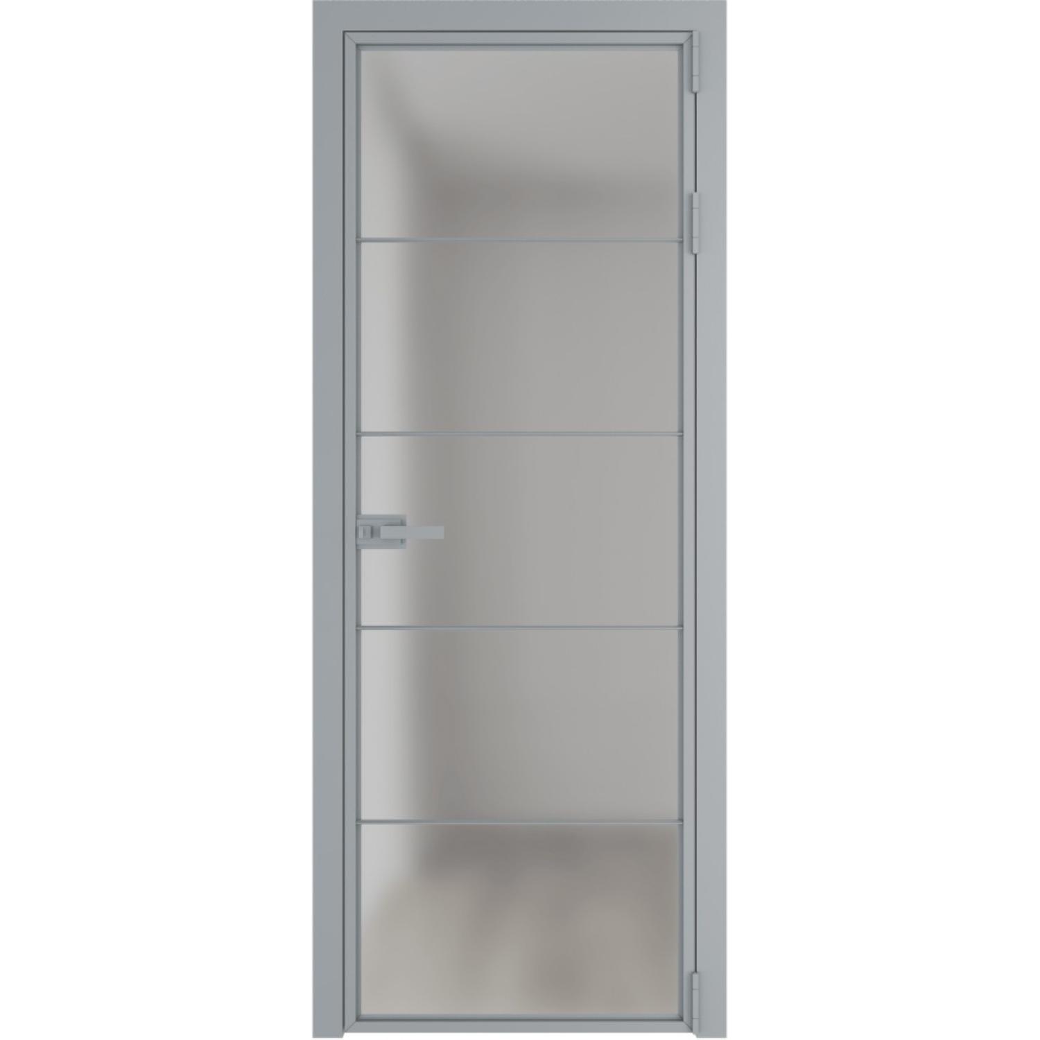 Дверь межкомнатная  алюминиевая  5 AX ProfilDoors (Серебро, Матовое)