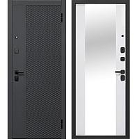 Входная дверь Гарда Флорида Эмалит Белый Зеркало