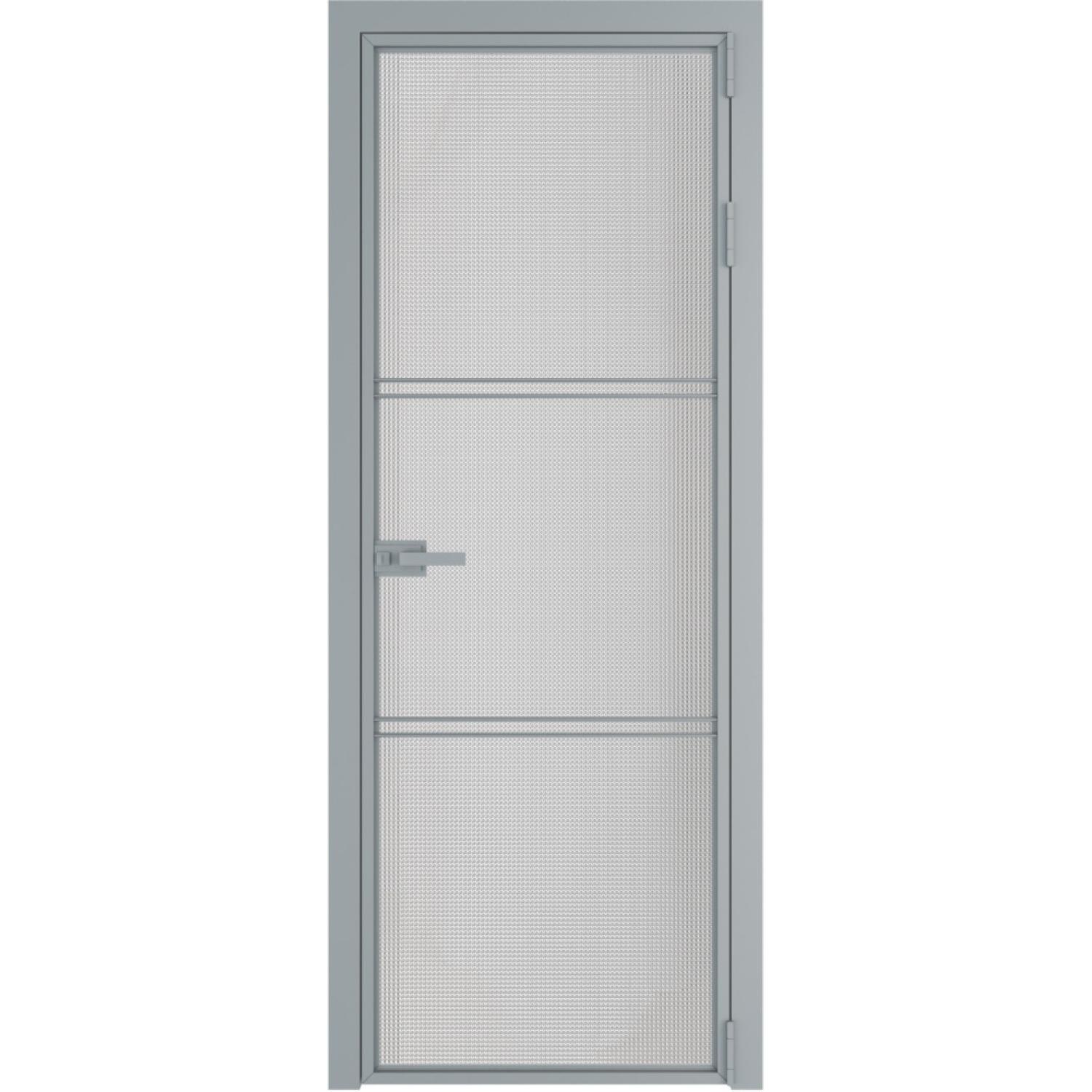 Дверь межкомнатная  алюминиевая  3 AX ProfilDoors (Серебро, Кризет)