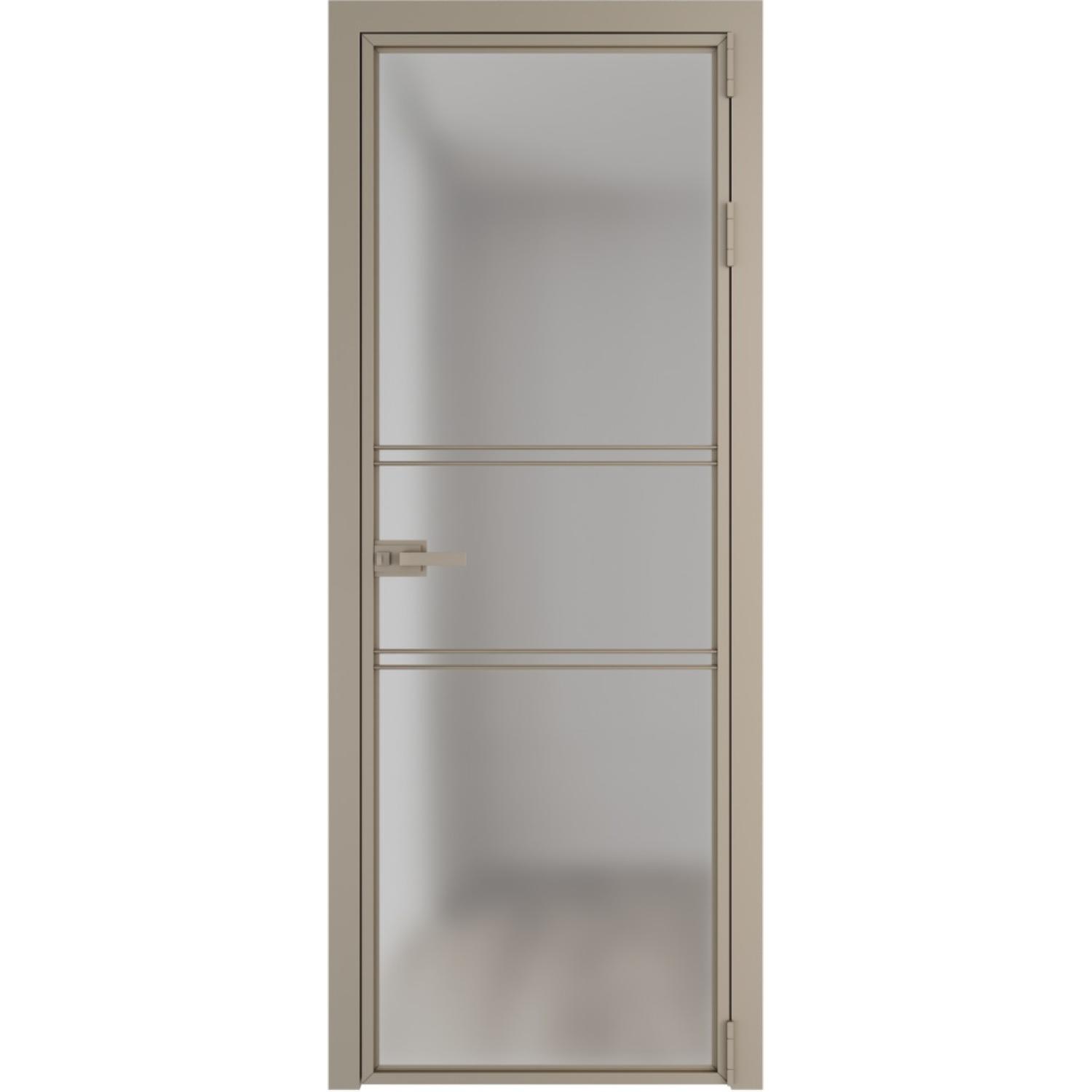 Дверь межкомнатная  алюминиевая  2 AX ProfilDoors (Никель, Матовое)
