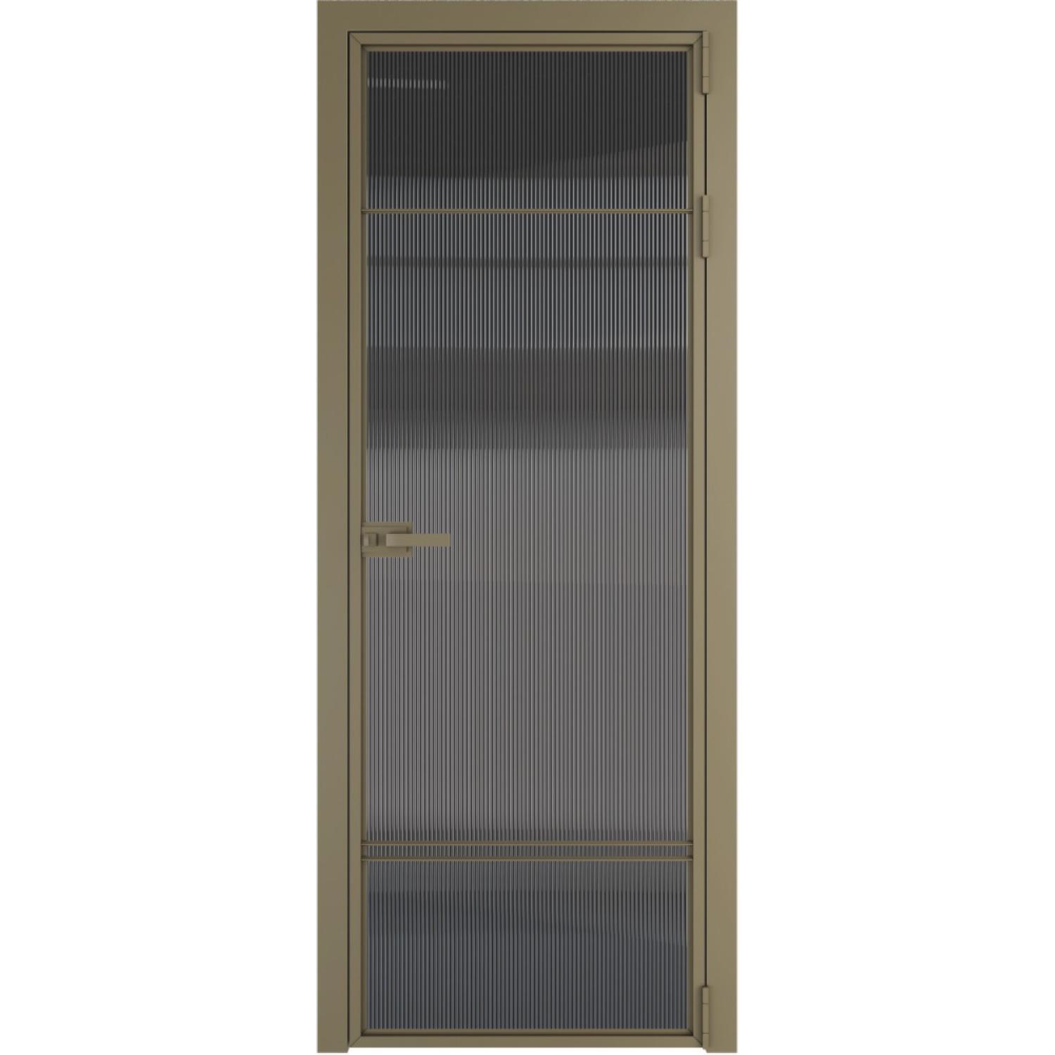Дверь межкомнатная  алюминиевая  4 AX ProfilDoors (Шампань, Триплекс Тонированный)