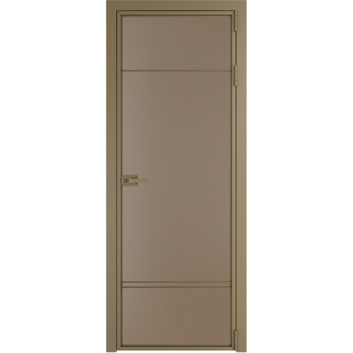Дверь межкомнатная  алюминиевая  4 AX ProfilDoors (Шампань, Монохром капучино)