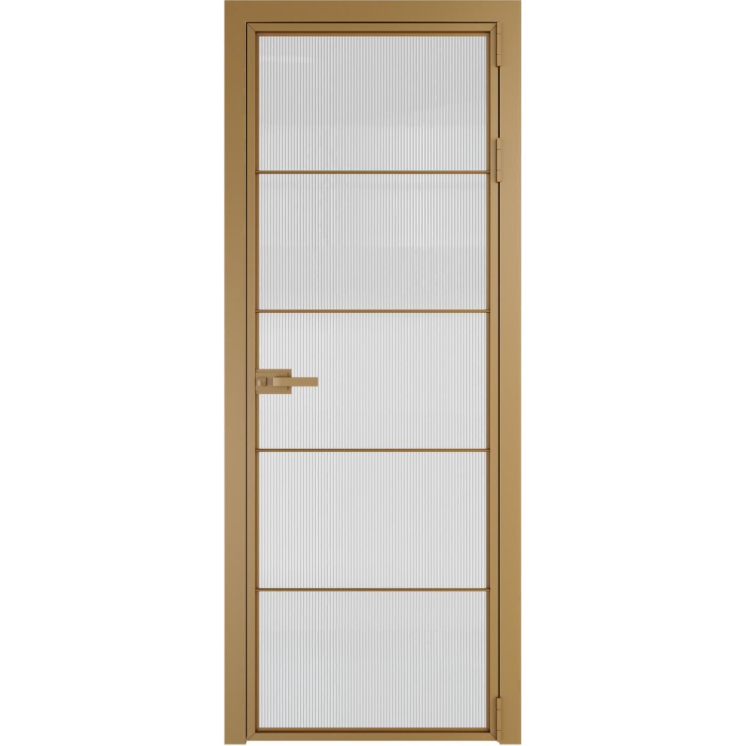 Дверь межкомнатная  алюминиевая  5 AX ProfilDoors (Золото, Мору осветленное)