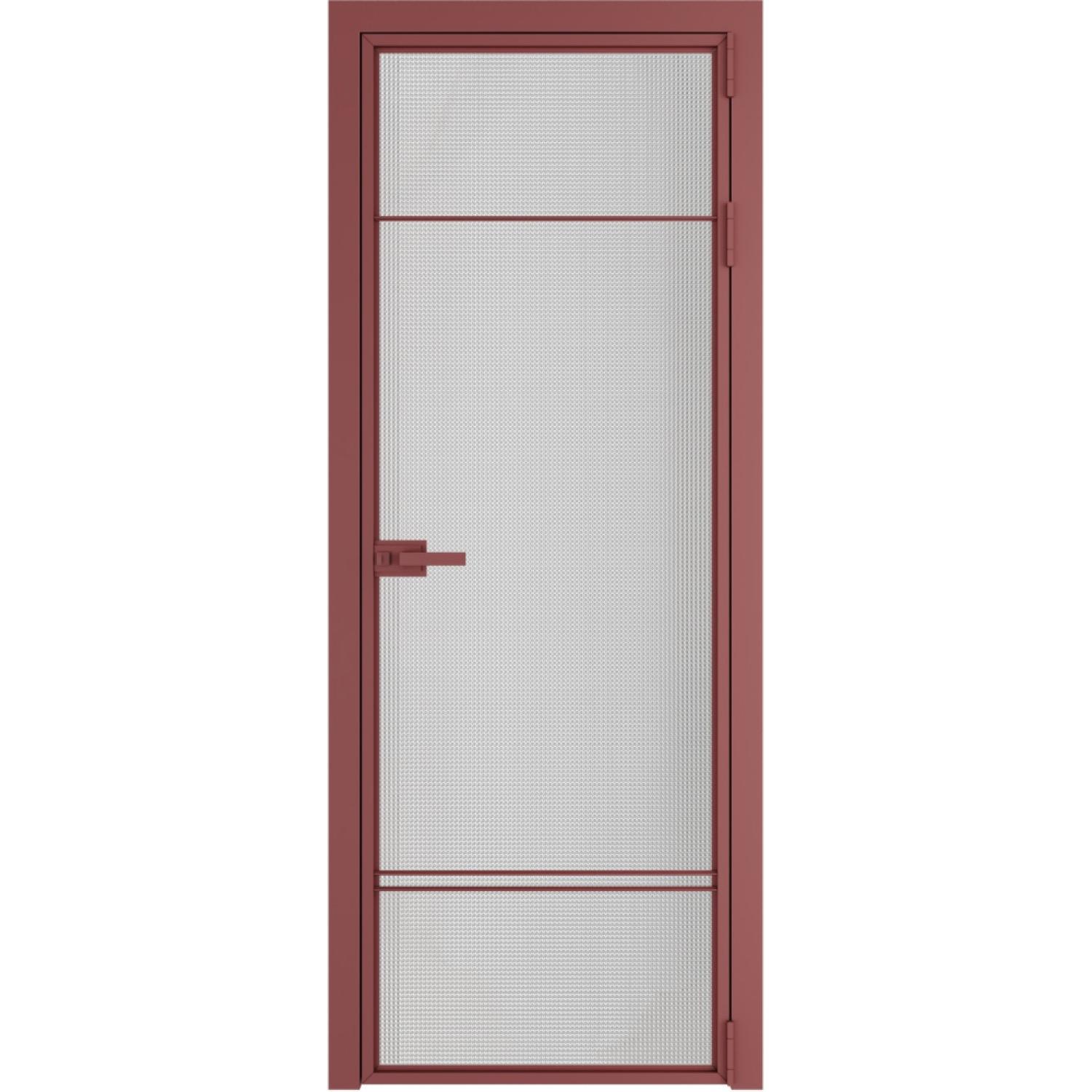 Дверь межкомнатная  алюминиевая  4 AX ProfilDoors (Красный антрацит, Кризет)