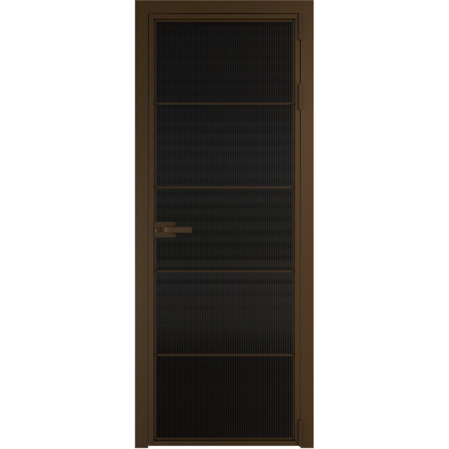 Дверь межкомнатная  алюминиевая  5 AX ProfilDoors (Деорэ, Мору черное)