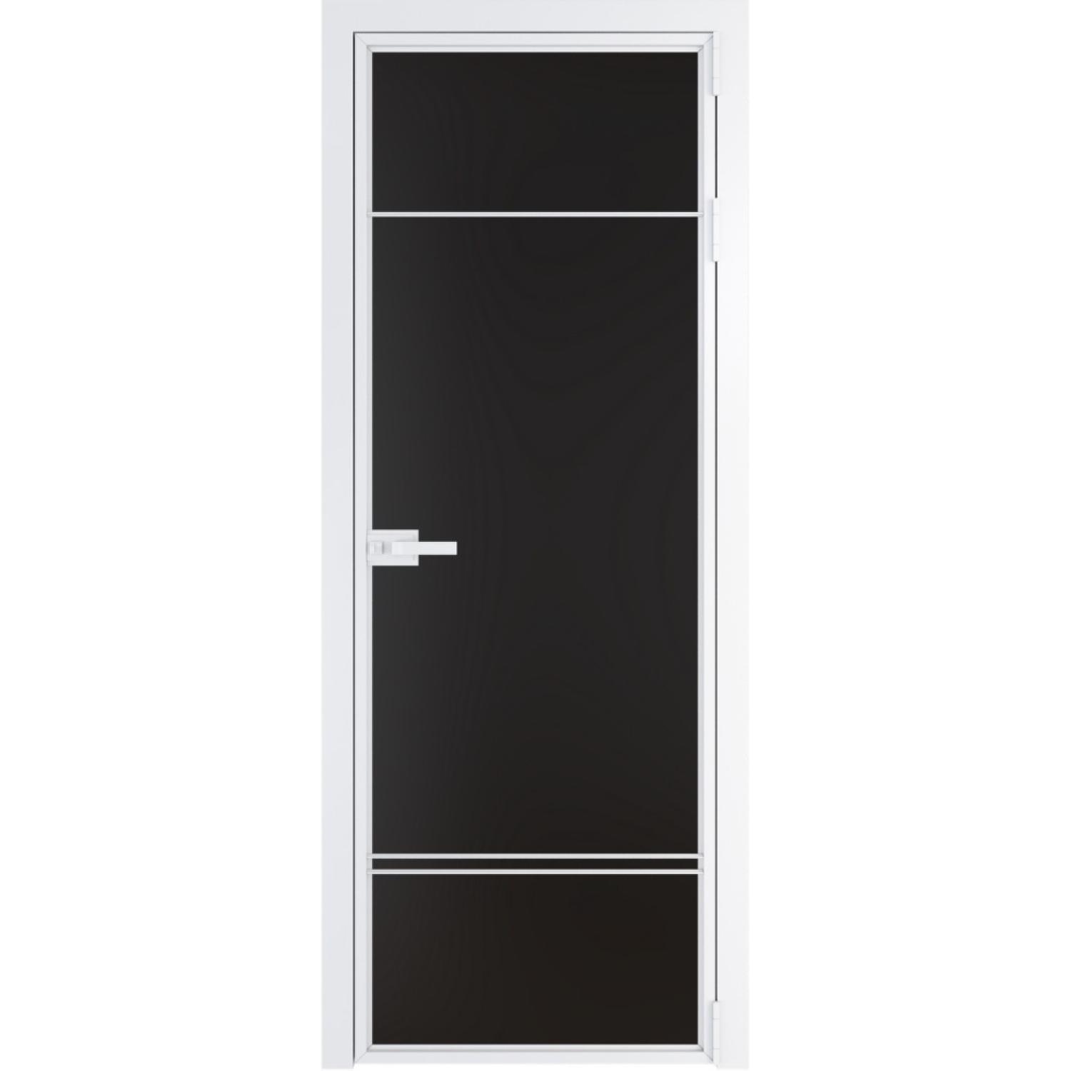 Дверь межкомнатная  алюминиевая  4 AX ProfilDoors (Вайт, Монохром черный)